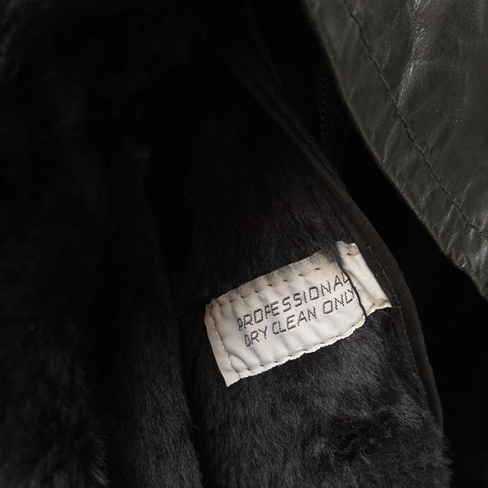 The Leather Shop Vintage Real Leather Collared Gangster Jacket Size US M / EU 48-50 / 2 - 7 Thumbnail