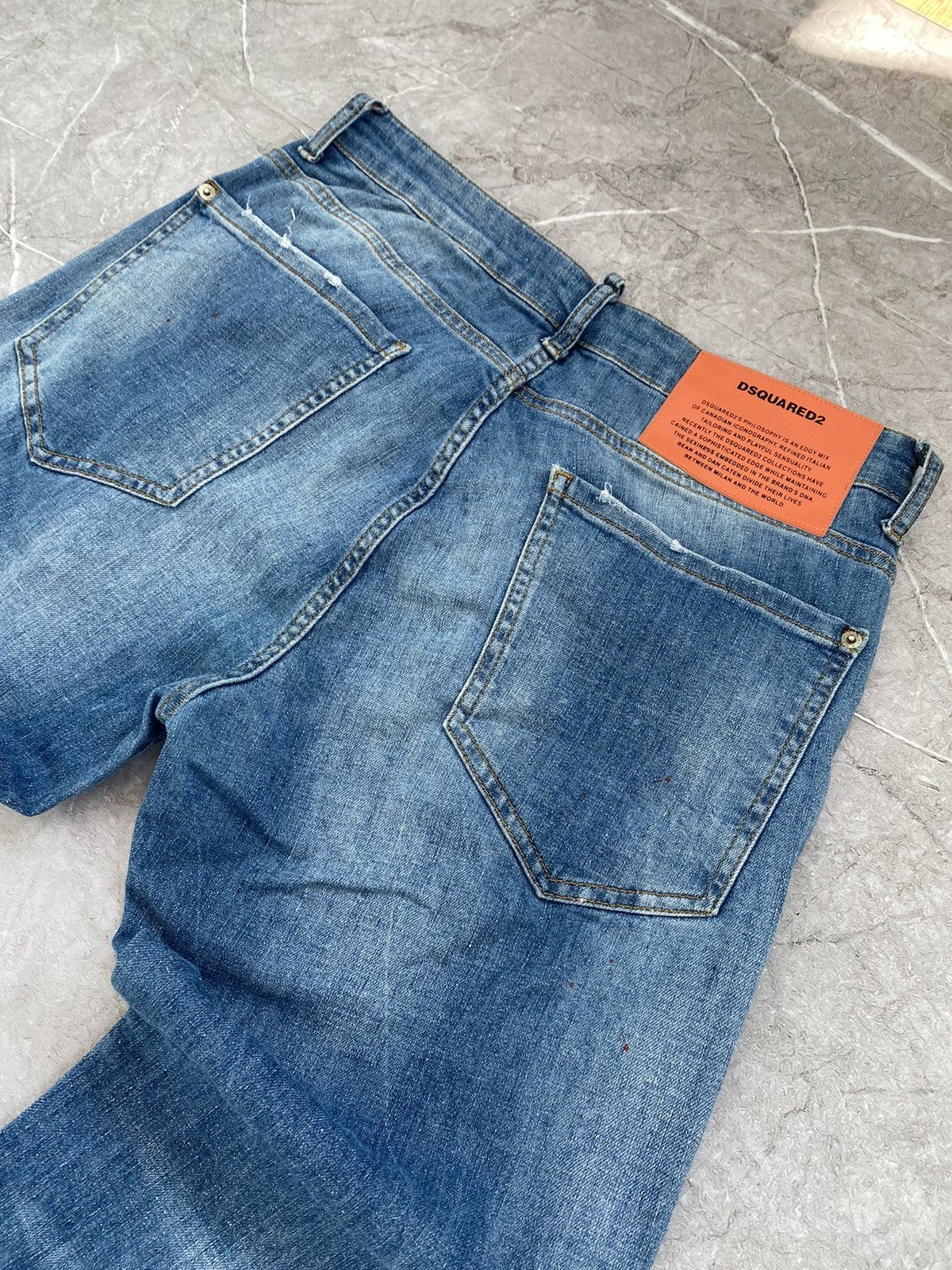 Dsquared2 Dsquared2 Jeans Distressed Slim Jean Paint Splatter Italy Size US 32 / EU 48 - 3 Thumbnail