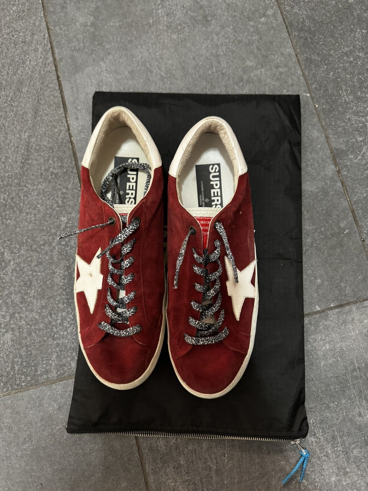 Golden Goose Red & White Golden Goode Sneakers Size US 10 / IT 40 - 4 Thumbnail