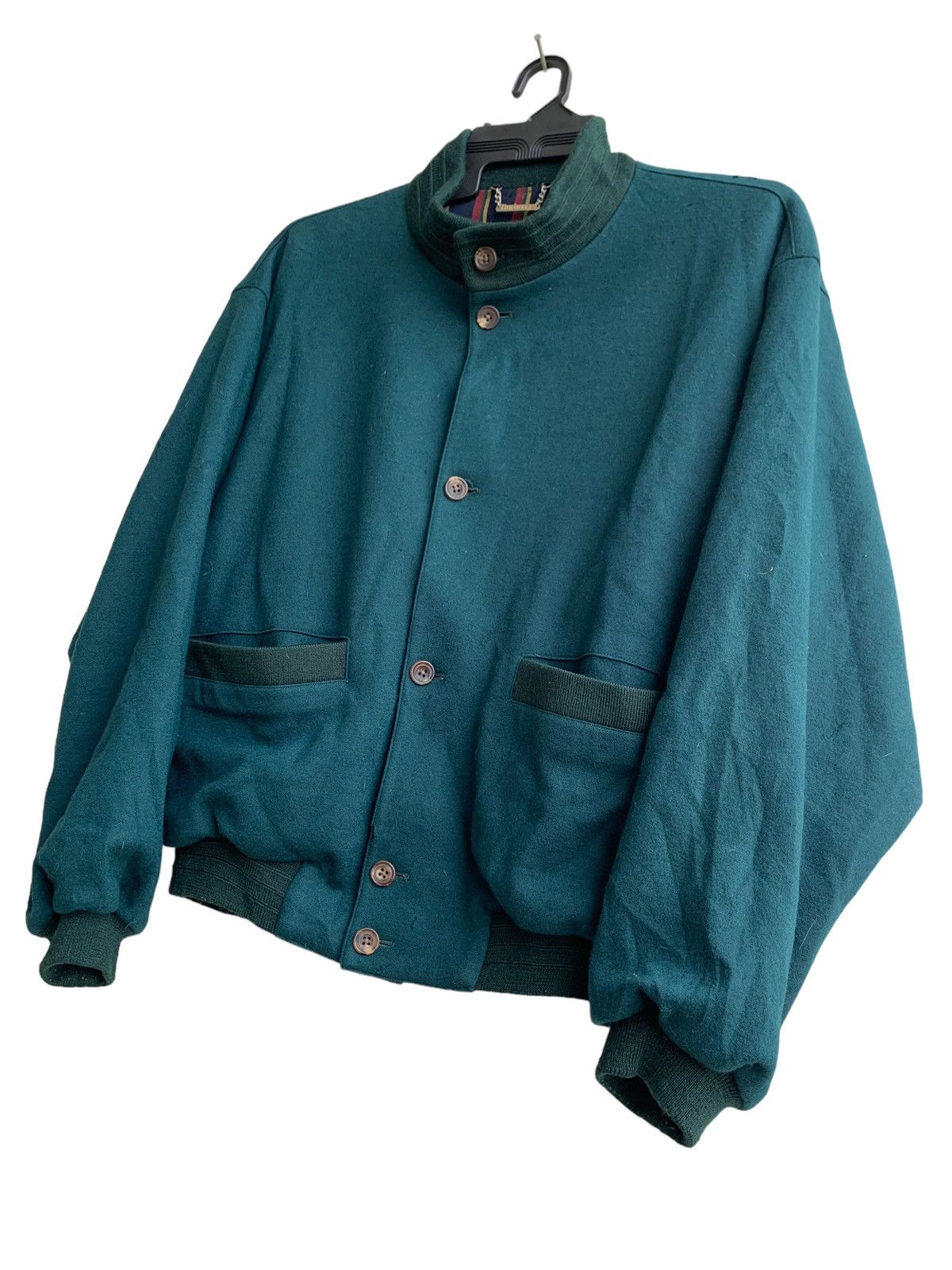 Burberry Vintage Burberrys Wool Bomber Jacket Sample Size US L / EU 52-54 / 3 - 5 Thumbnail
