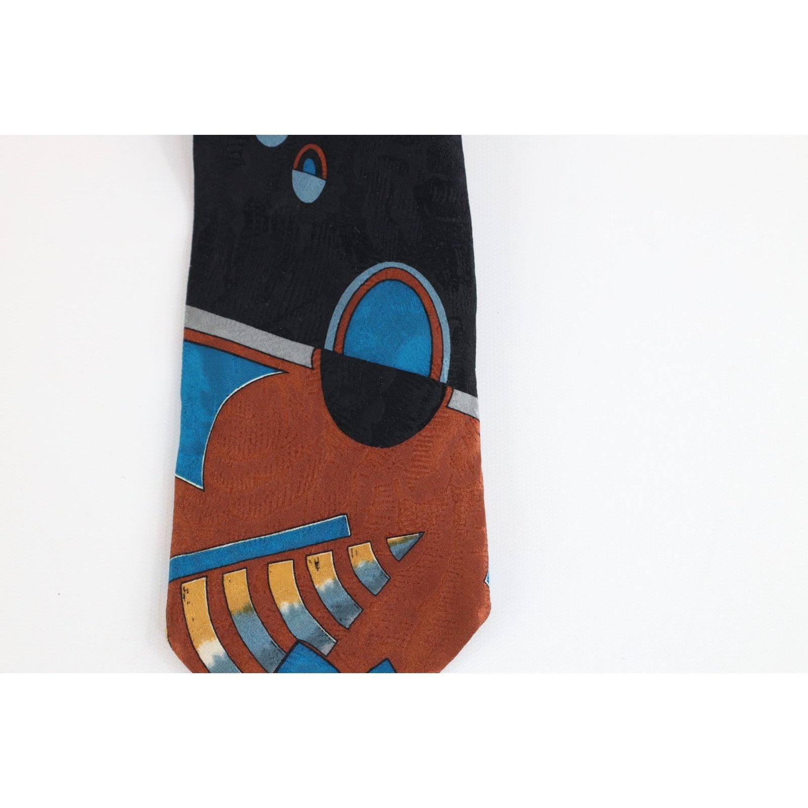 Vintage Vintage 80s 90s Streetwear Abstract Cubist Art Neck Tie Size ONE SIZE - 3 Thumbnail