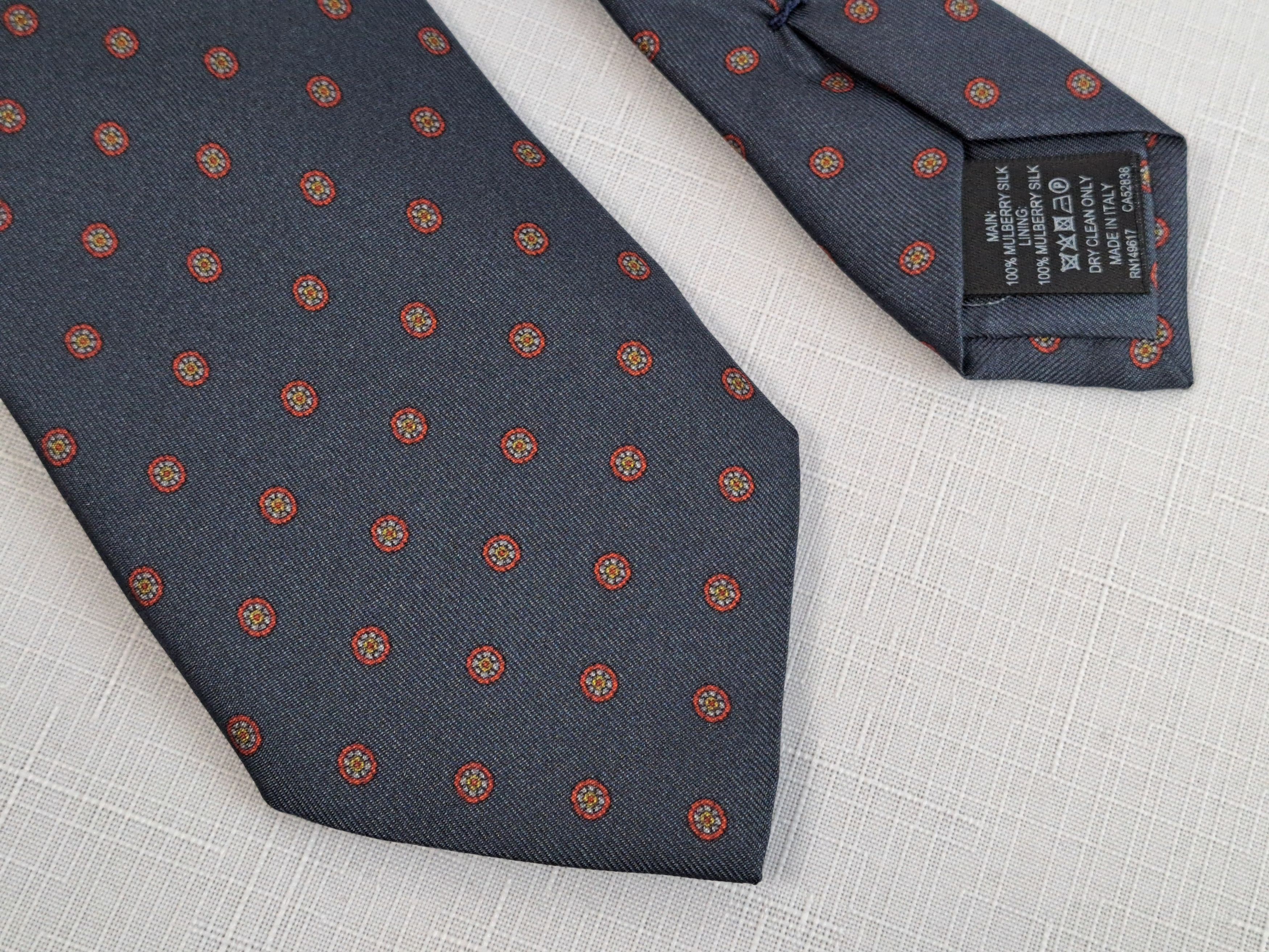 Alfred Dunhill DUNHILL mulberry silk tie. Made in Italy Size ONE SIZE - 6 Thumbnail