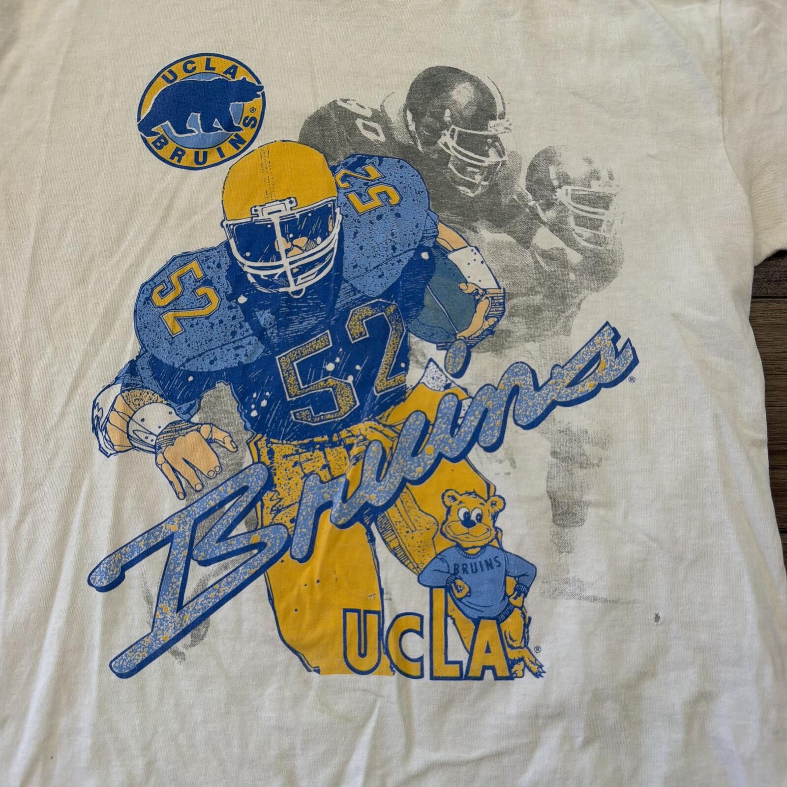 Other Vintage 80s UCLA Bruins Football Shirt College University Size US L / EU 52-54 / 3 - 2 Thumbnail
