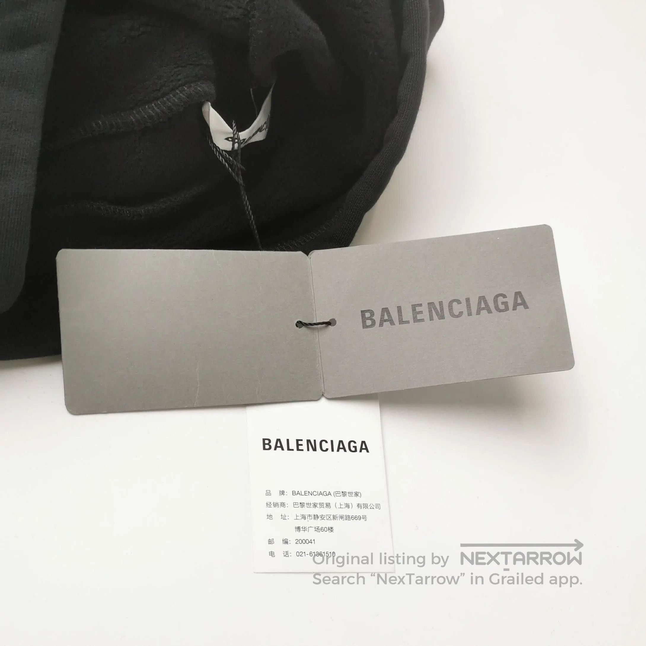Balenciaga Balenciaga S Size Cotton Solid Hooded Sweatshirt. Size S / US 4 / IT 40 - 2 Thumbnail