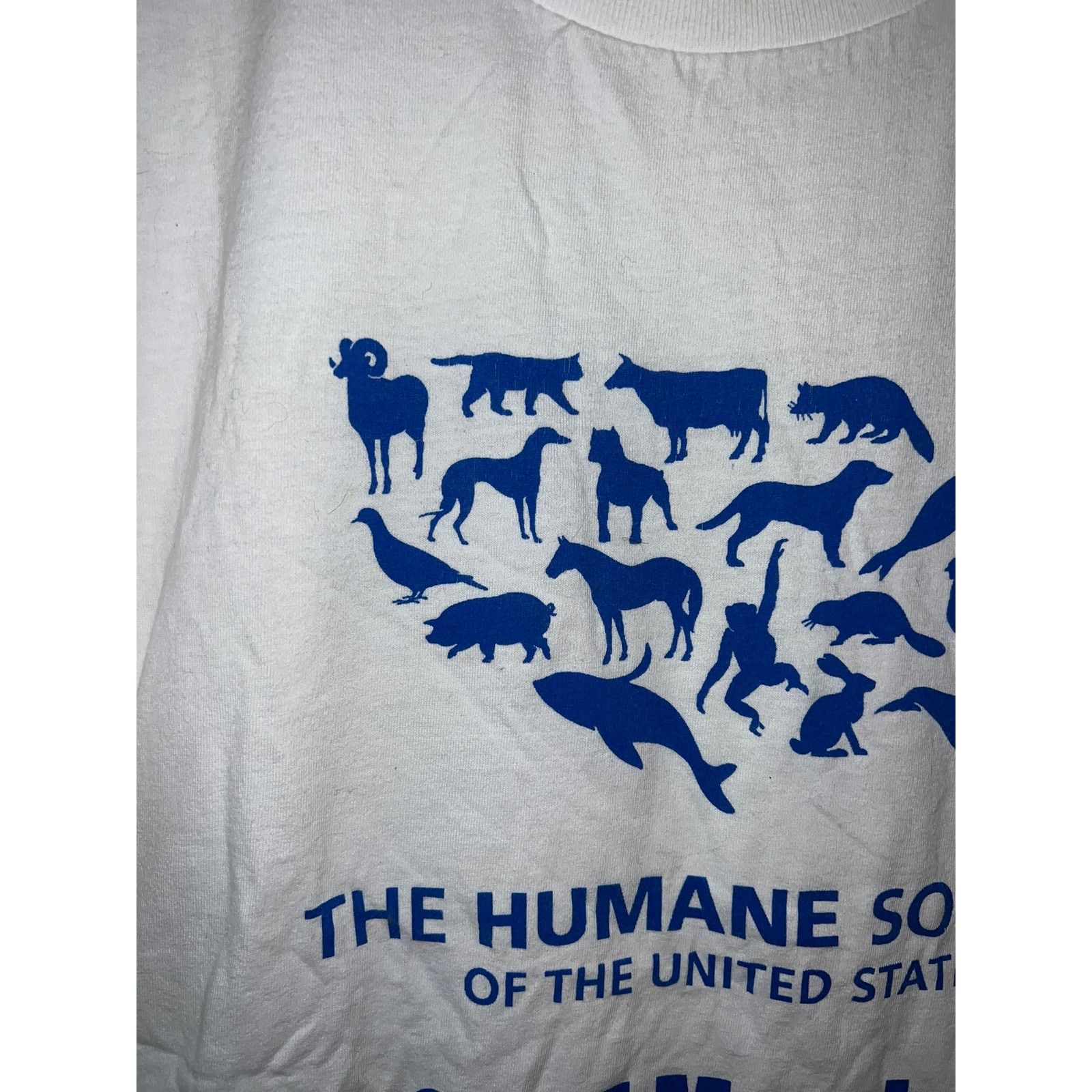Vintage The Humane Society Shirt USA America Map Garphic Pet Tee L Size US L / EU 52-54 / 3 - 2 Thumbnail