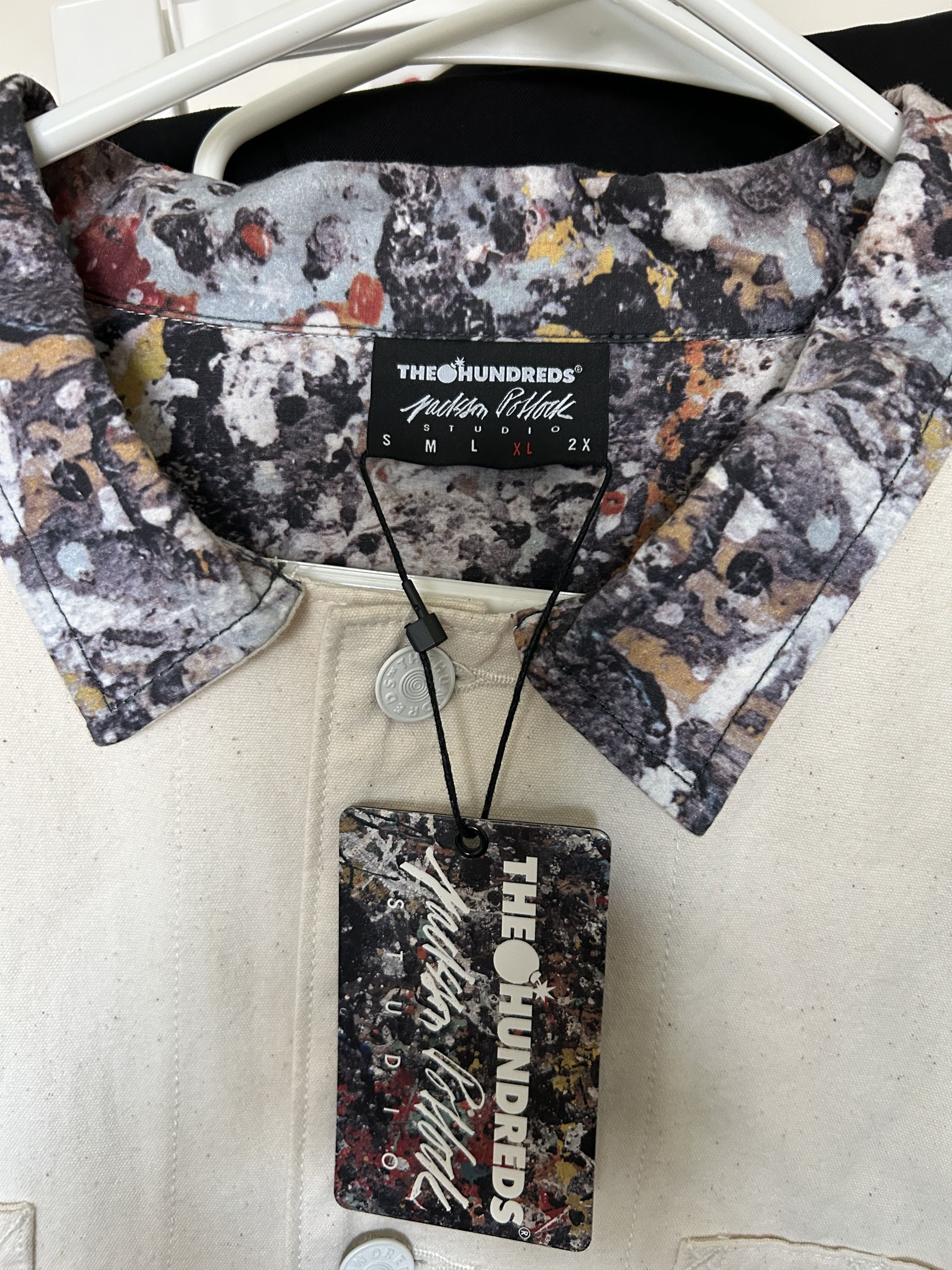 The Hundreds THE HUNDREDS x Jackson Pollock “Studio” Canvas Work Jacket Size US XL / EU 56 / 4 - 4 Thumbnail