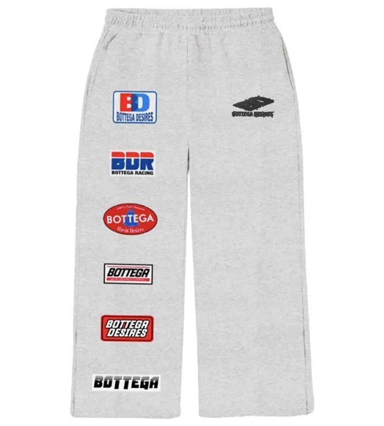 Bottega Desires Patches Sweatpants Grey Size US XXL / EU 58 / 5 - 1 Preview