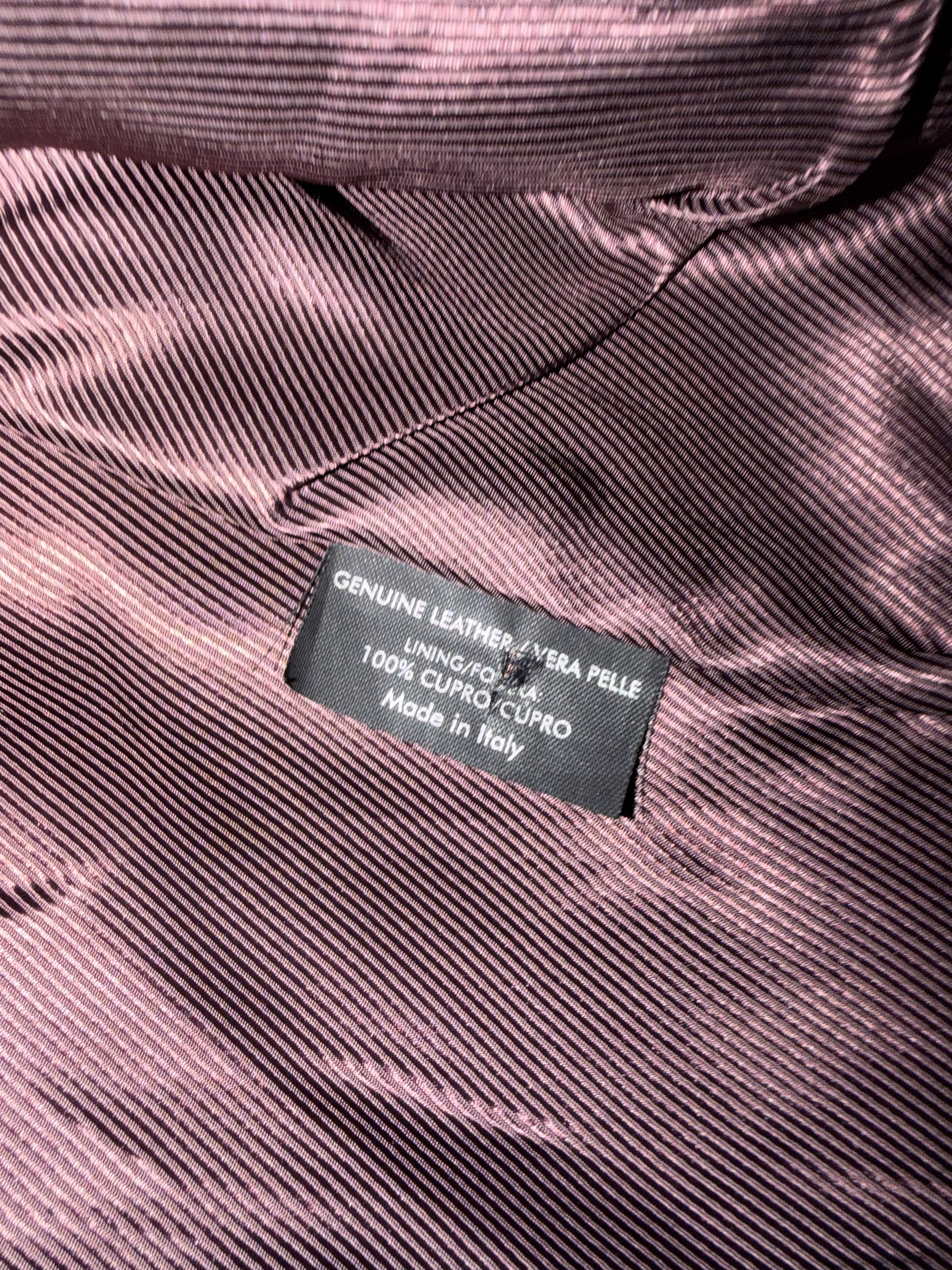 Gucci gucci brown leather blazer - made in italy - size 44 Size M / US 6-8 / IT 42-44 - 3 Thumbnail
