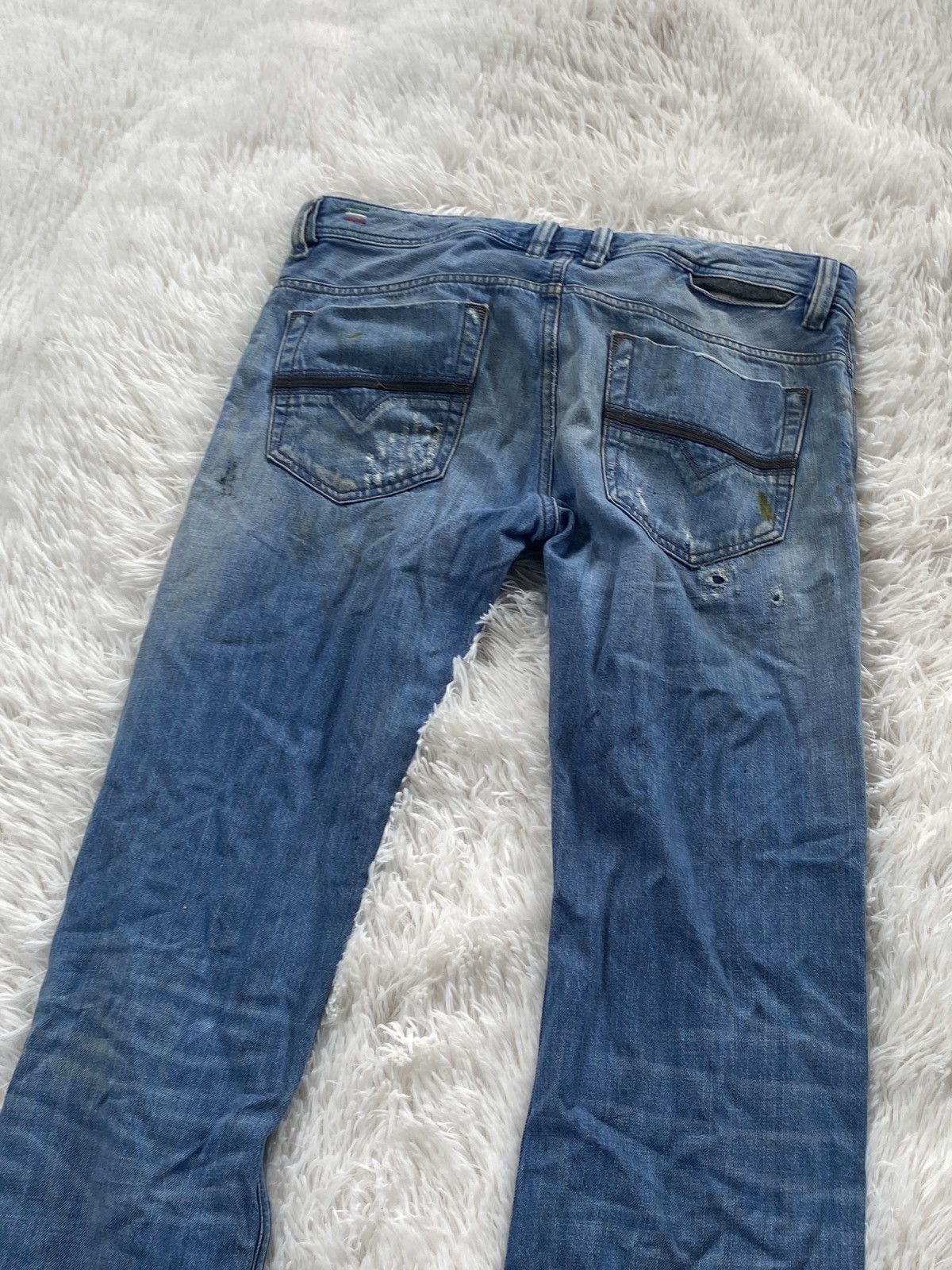 Diesel 💥BINDING NOW💥Diesel Industry Safado Rare Men’s Jeans Italy Size US 33 - 12 Thumbnail