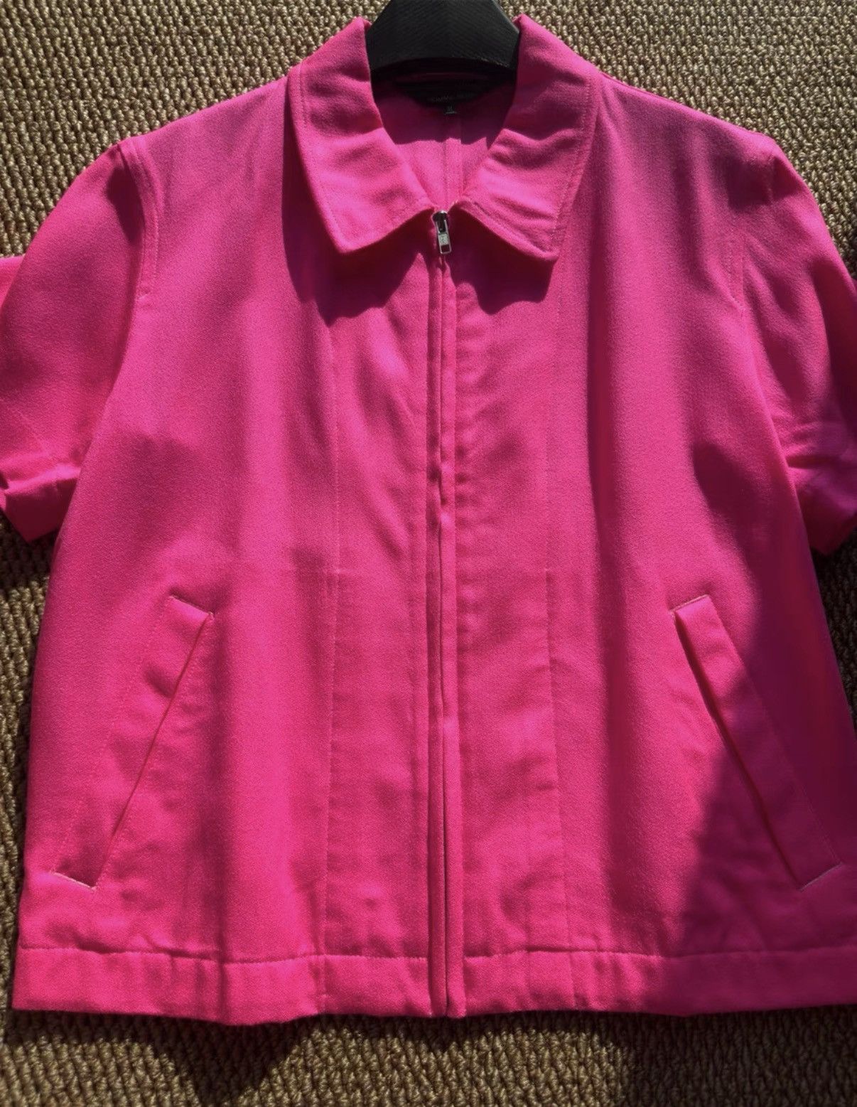Comme des Garcons Homme Plus Comme des Garçons Homme Plus Runway Neon Pink Zip Shirt K23 Size S / US 4 / IT 40 - 4 Thumbnail
