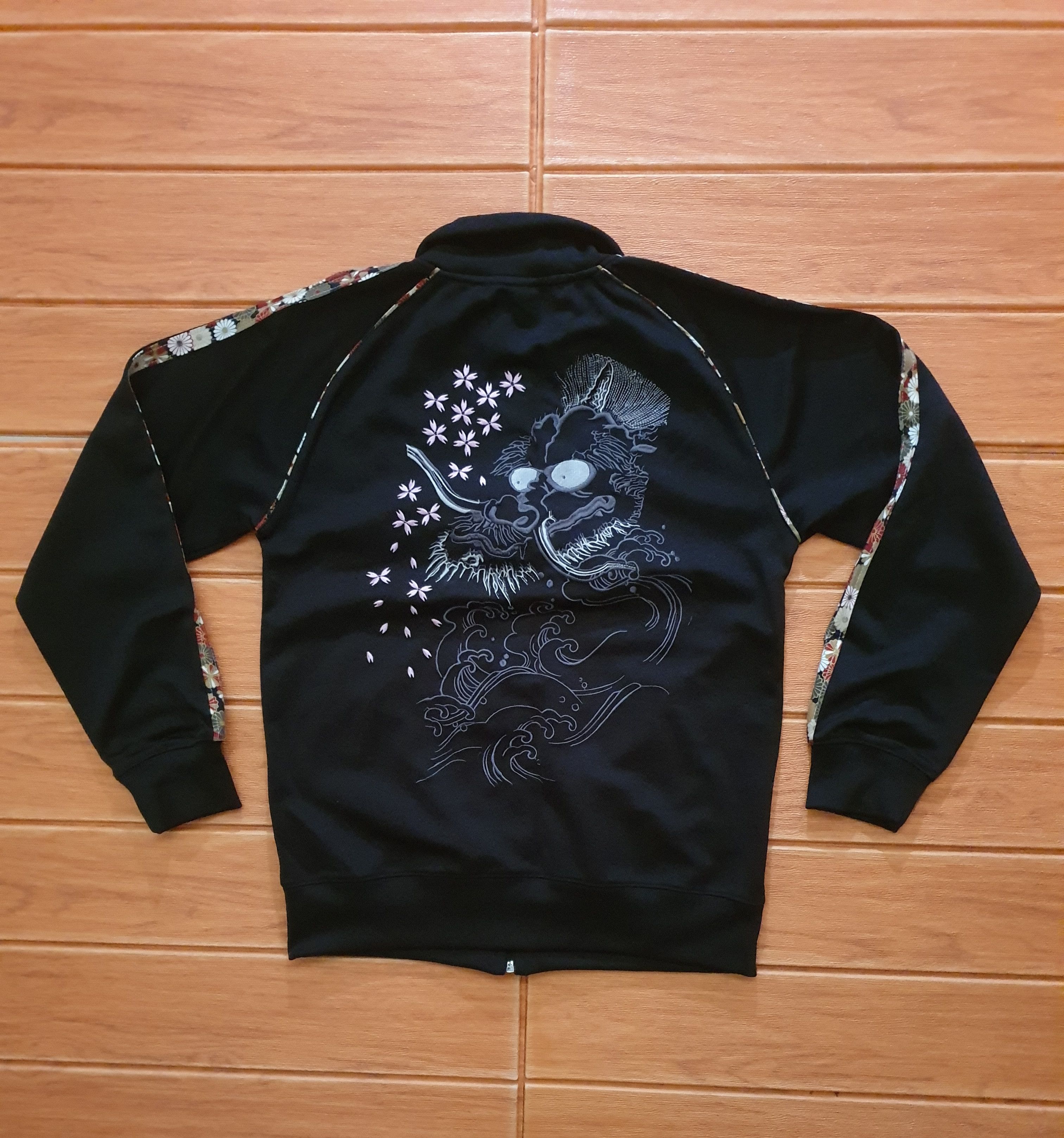 Japanese Brand 💥Sukajan embroidery dragon sweater Size US S / EU 44-46 / 1 - 1 Thumbnail