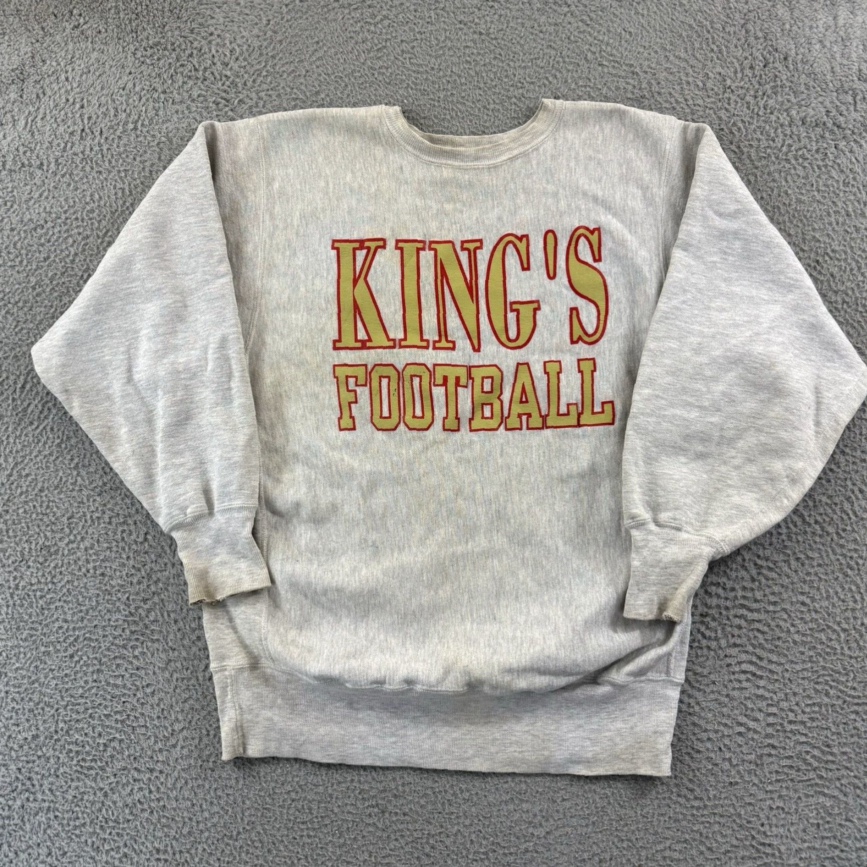 Champion VINTAGE Champion Reverse Weave Sweatshirt Mens XL Gray 90s Sport Pullover USA Size US XL / EU 56 / 4 - 2 Thumbnail