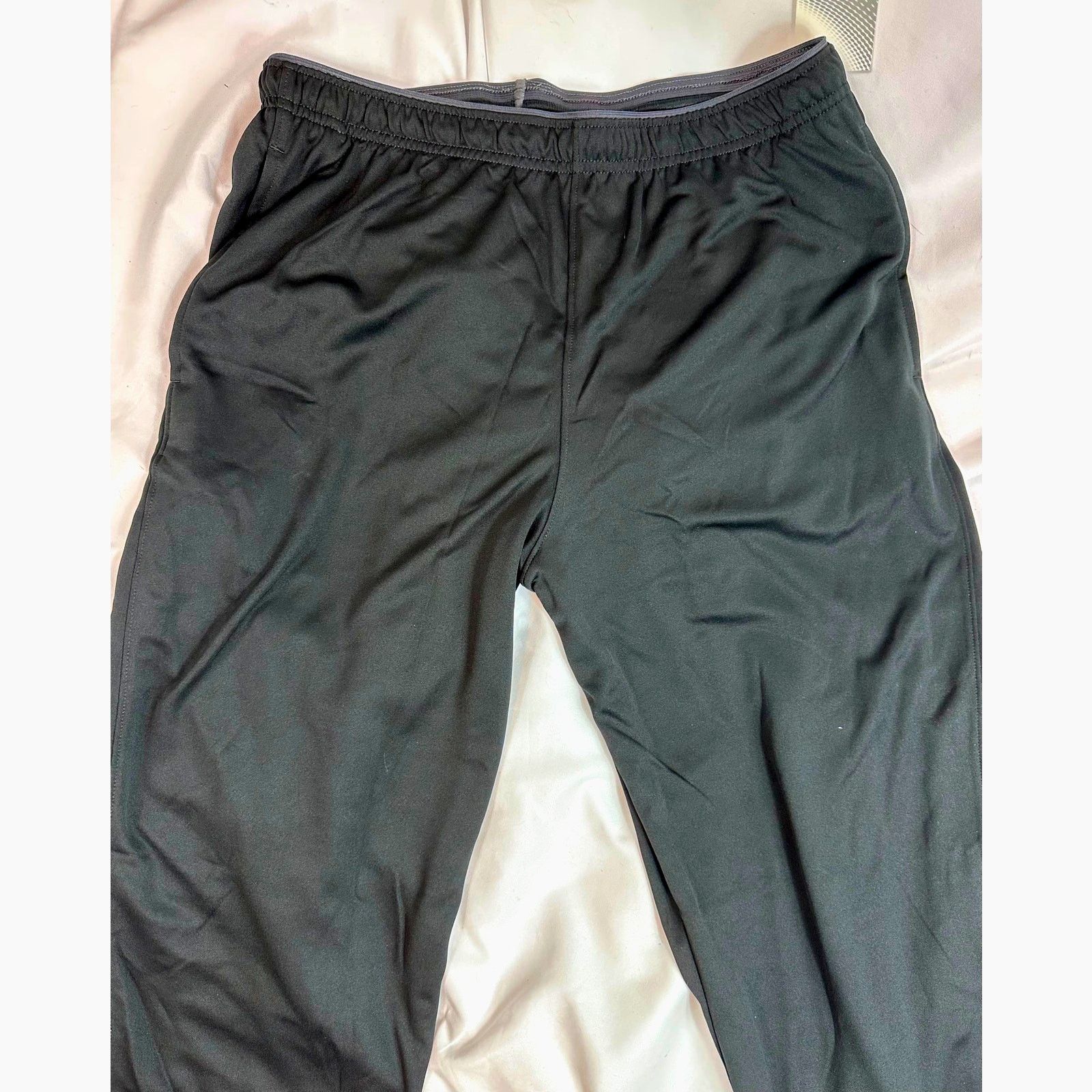 Hanes Hanes Sport Active Gear Joggers Mens Black L Size US 33 - 19 Thumbnail
