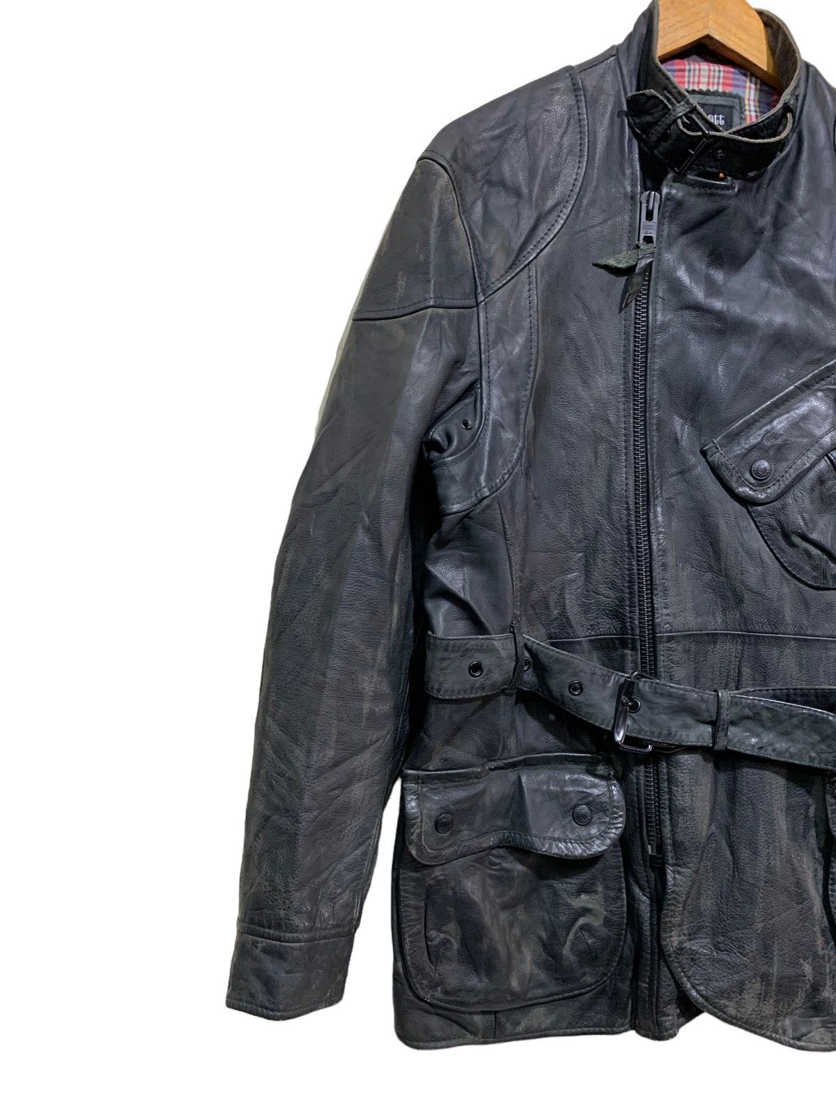 Schott 🔥VTG SCHOTT BROS NYC BIKERS LEATHER JACKETS Size US L / EU 52-54 / 3 - 4 Thumbnail