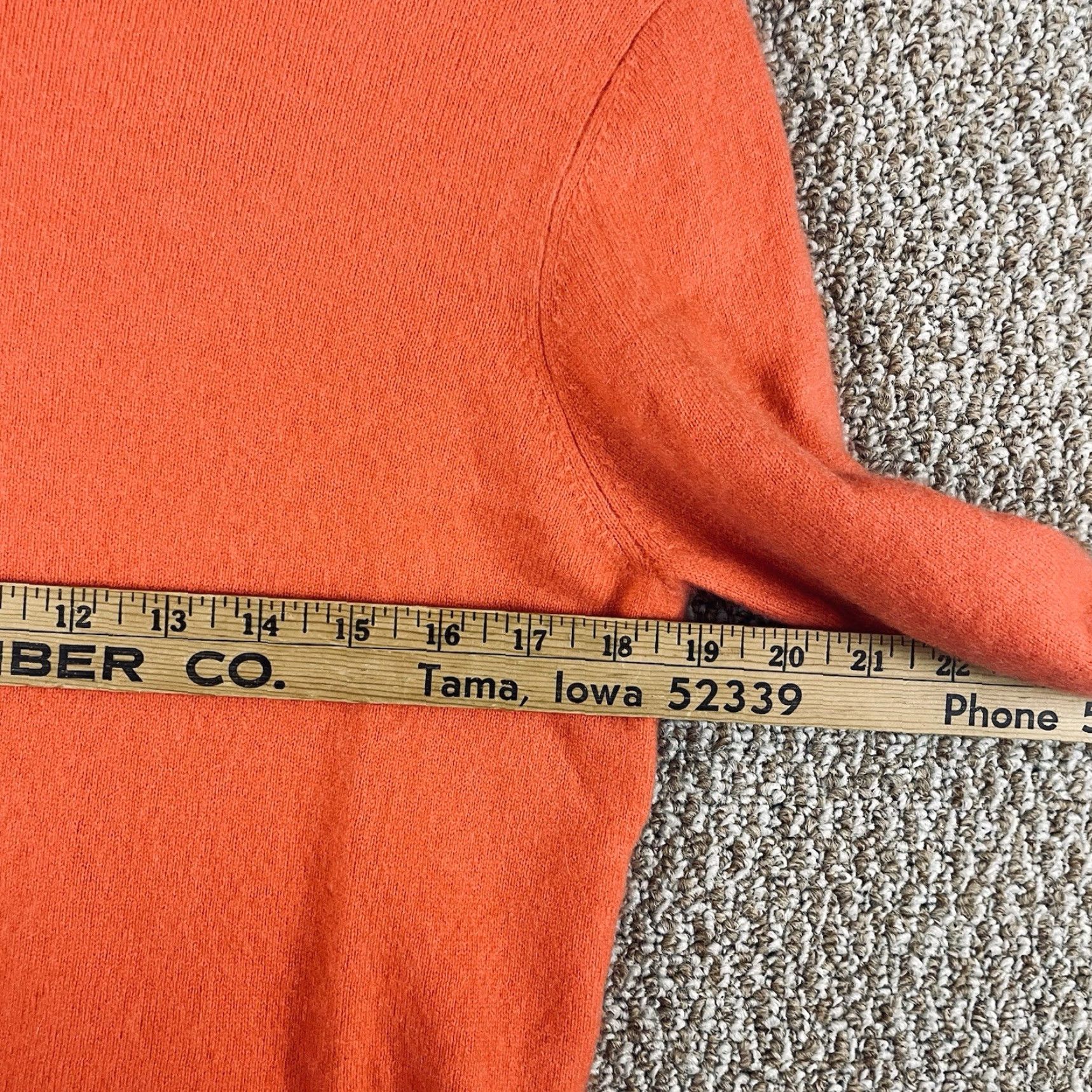 Vintage VINTAGE Pursuits Ltd Sweater Shirt Womens L Orange 100% Cashmere Turtleneck Knit Pullover 80s 90s City Classic Fall Winter Spring Size L / US 10 / IT 46 - 7 Thumbnail