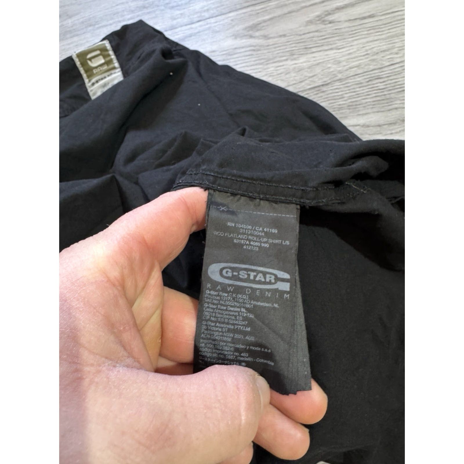 G-Star G-Star RAW Zip Front Snap Button Overshirt Shirt Black XXL Men’s Long Sleeve Regular Size Slim/Regular Fit (If needed, adjust to include Mens) Size US XXL / EU 58 / 5 - 6 Thumbnail