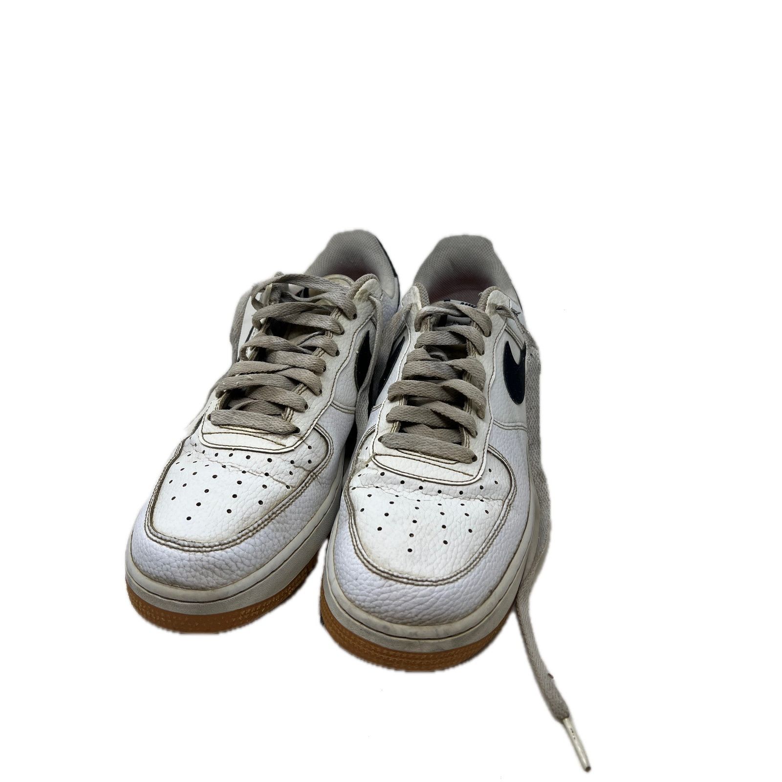 Nike Nike Air Force 1 Low '07 White Obsidian Mens 10 Size US 11 / EU 44 - 1 Thumbnail