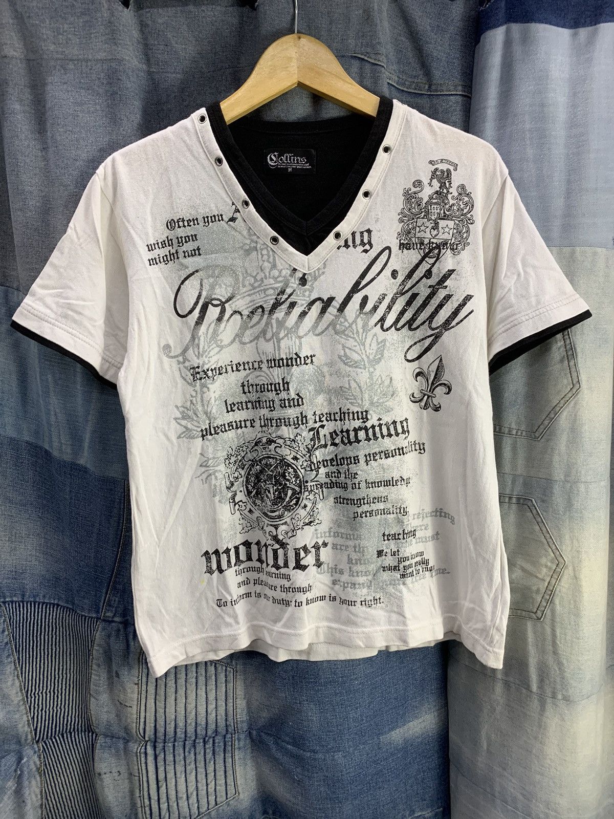 Hysteric Glamour × If Six Was Nine × Japanese Brand Scollins double layer poem style Size US M / EU 48-50 / 2 - 1 Thumbnail