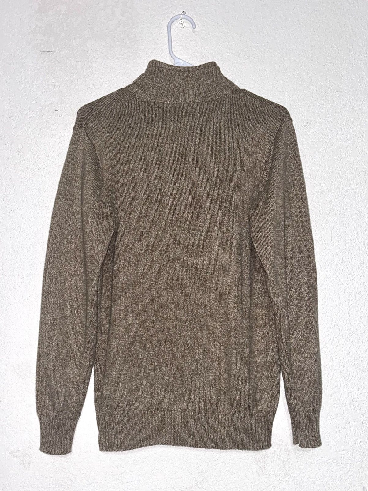 Vintage Brown Quarter Zip Sweater Size US M / EU 48-50 / 2 - 2 Thumbnail