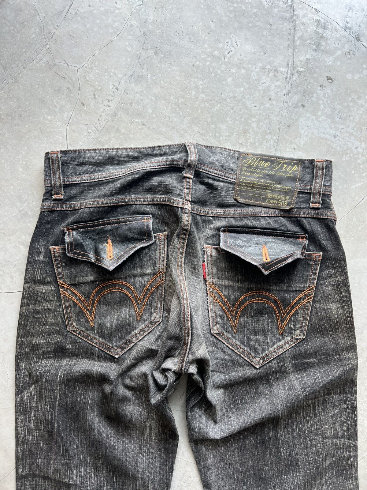 Edwin Edwin Blue Trip Tag size 32 Actual 34x30 Size US 32 / EU 48 - 1 Thumbnail