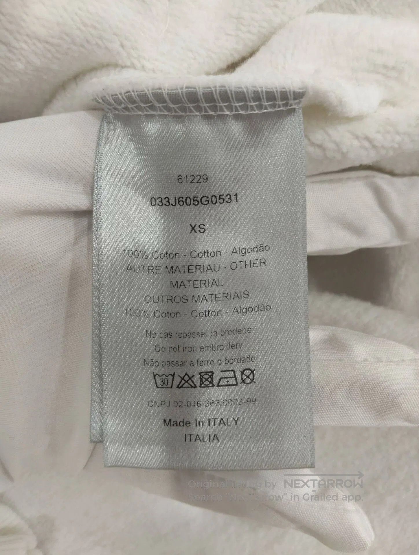 Dior dior xs hoodie with logo graphic. Size US XS / EU 42 / 0 - 6 Thumbnail