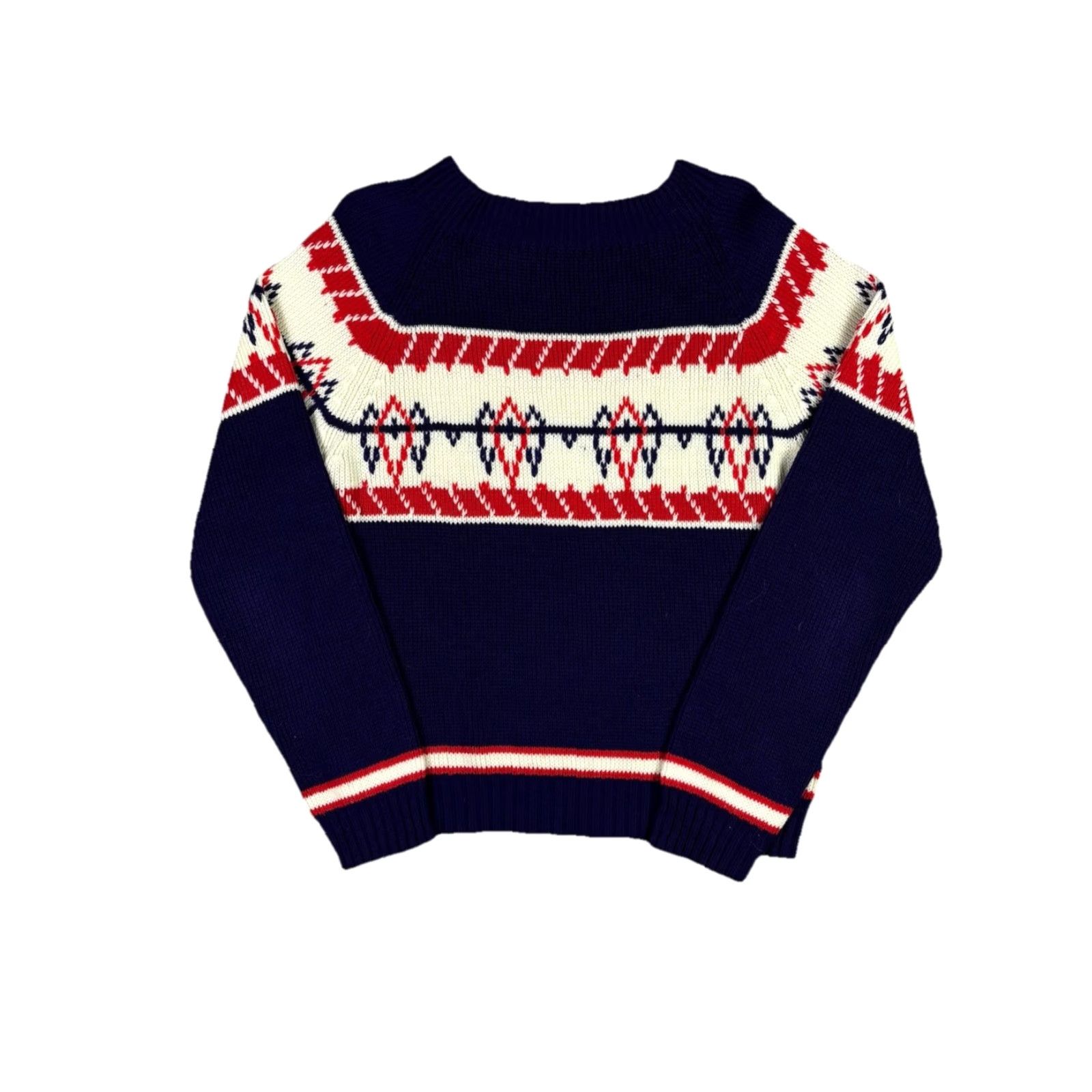 Vintage VINTAGE Diamond Sweater Shirt? Size US S / EU 44-46 / 1 - 2 Thumbnail