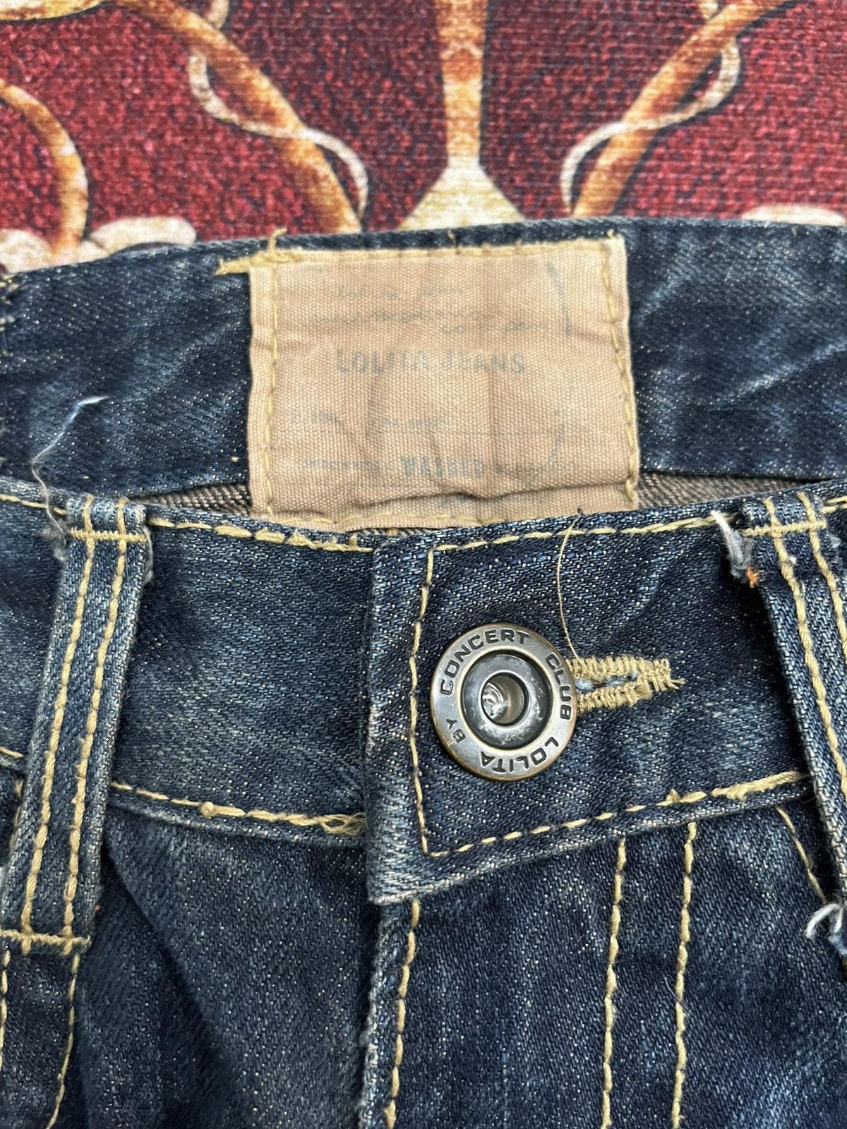 Japanese Brand Lolita x yoshimoto nara jeans Size US 31 - 8 Thumbnail
