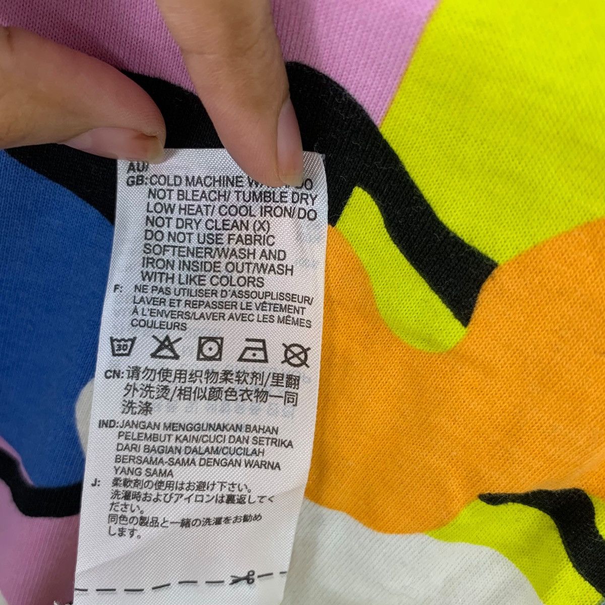 Adidas ADIDAS ORIGINALS Love Unites Multicolor Baggy Tee Shirt Top Size M / US 6-8 / IT 42-44 - 8 Thumbnail