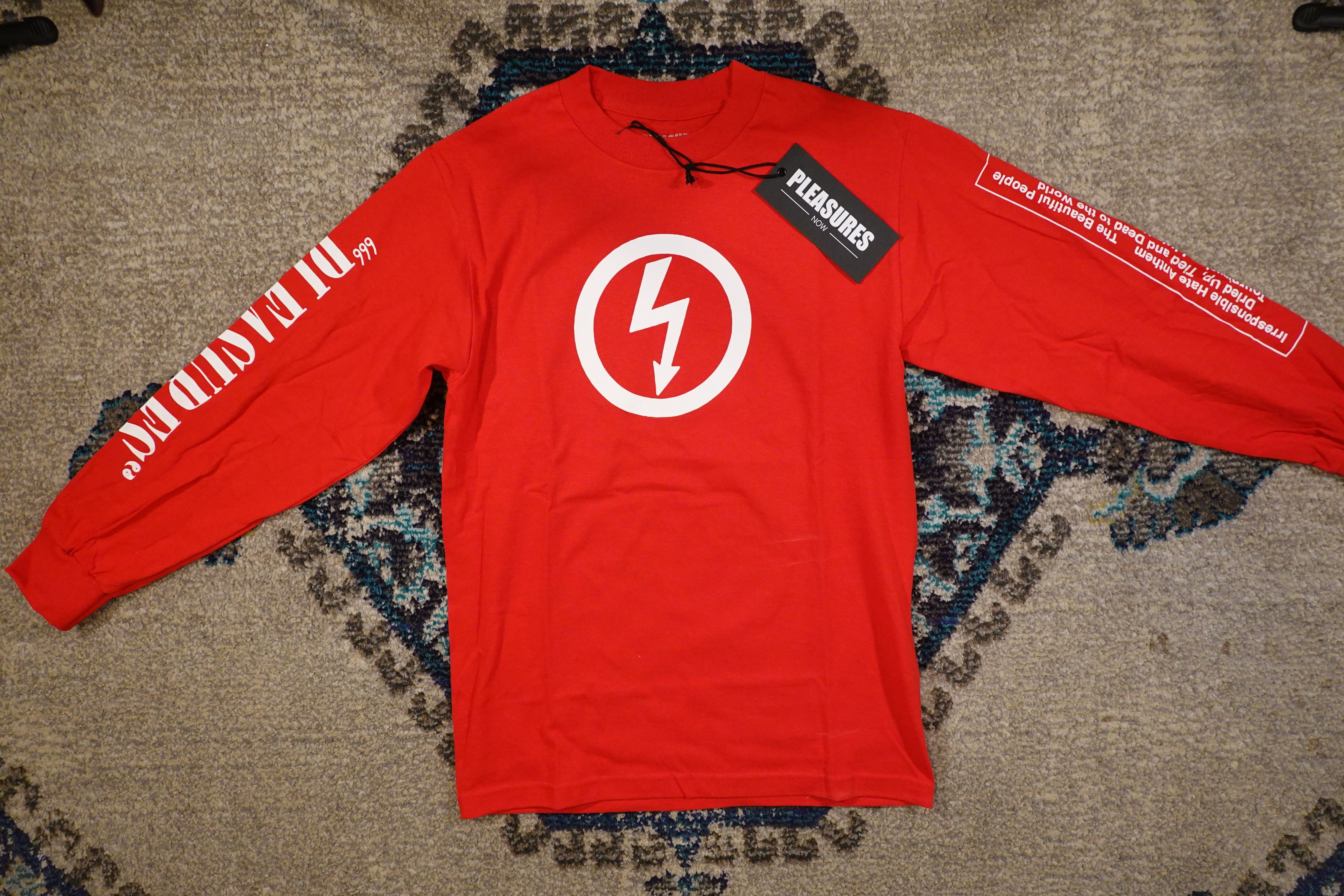 Marilyn Manson × Pleasures Antichrist Long Sleeve Size US S / EU 44-46 / 1 - 1 Thumbnail