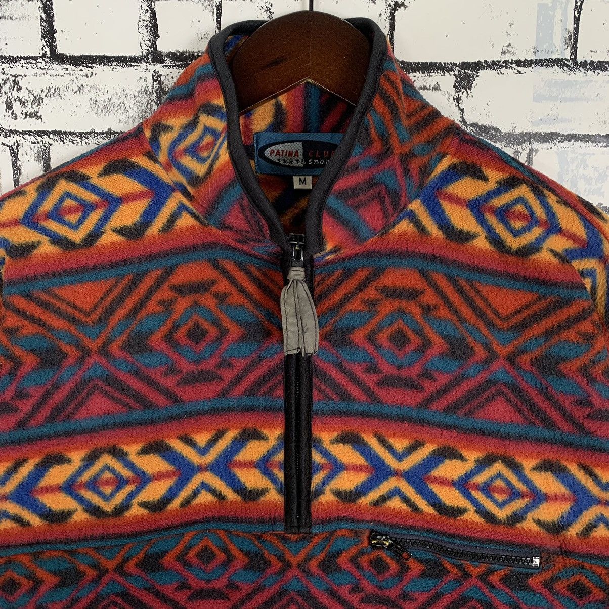 Native Surf Brand Patina Club Surf Snow Fleece Native Hulf Zip Size US M / EU 48-50 / 2 - 2 Thumbnail