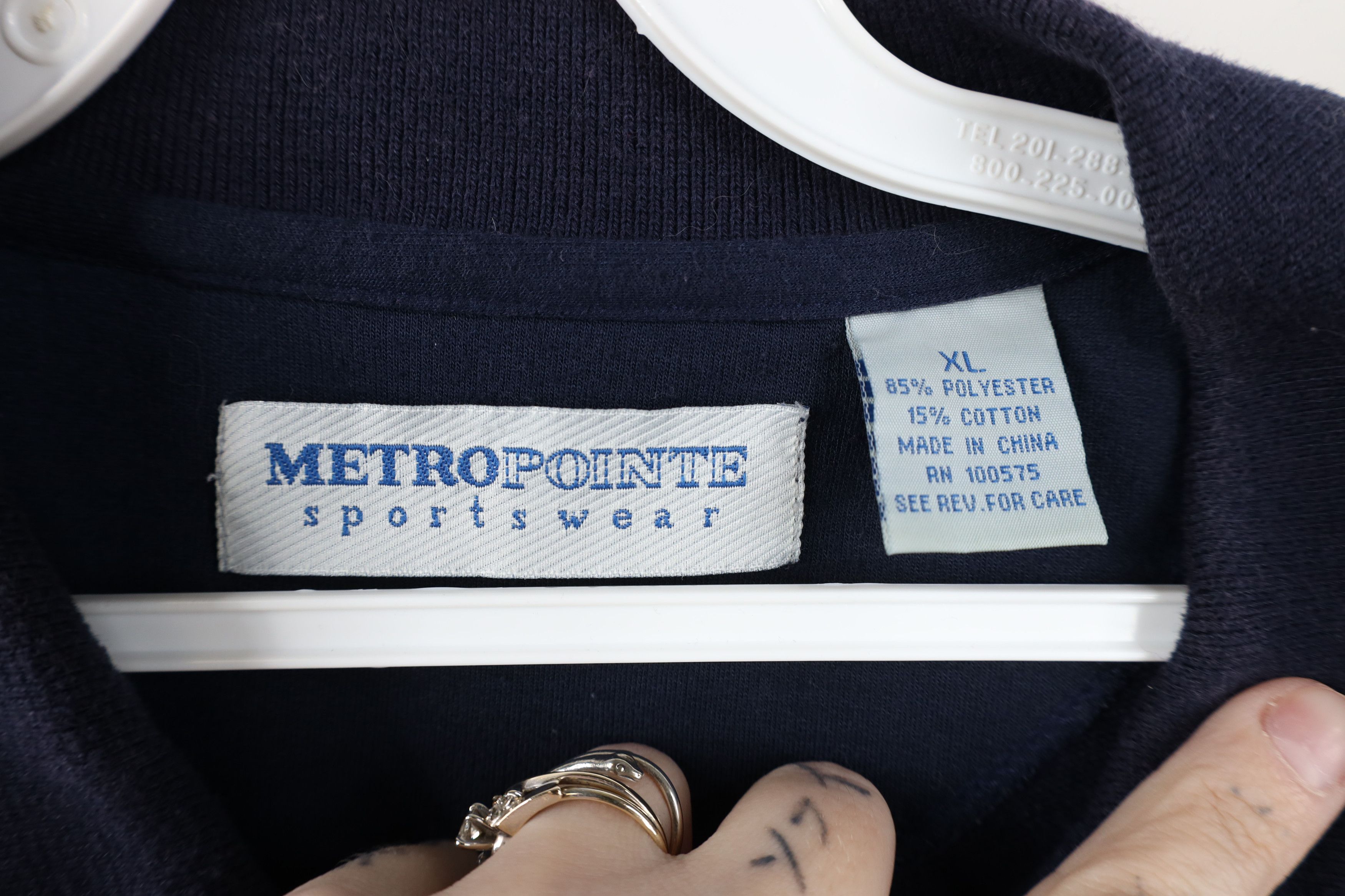 Vintage Vintage 90s Streetwear Heavyweight Pullover Polo Shirt Size US XL / EU 56 / 4 - 7 Thumbnail
