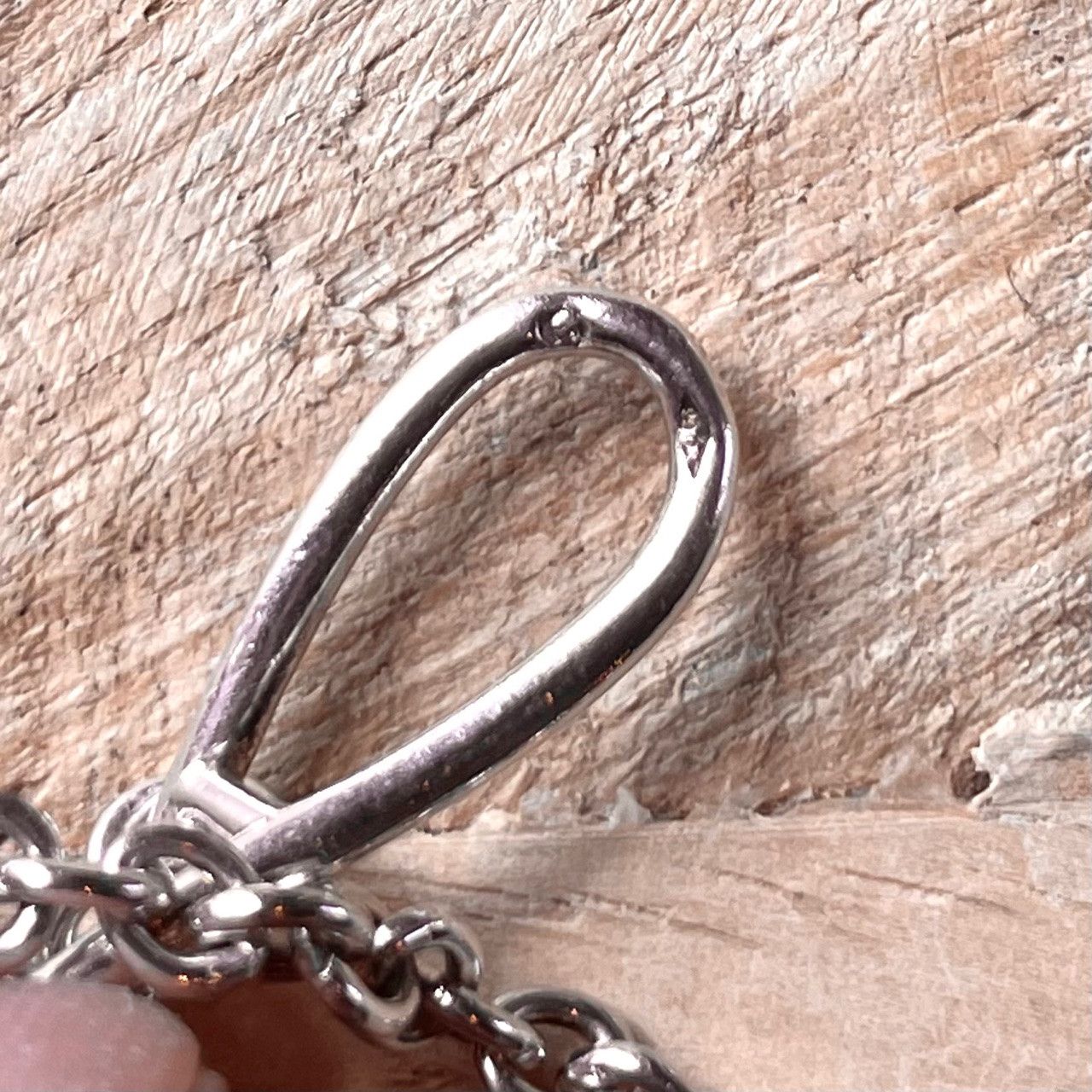 Hermes Hermès Vintage Silver Twist Chain Long Necklace Size ONE SIZE - 7 Thumbnail
