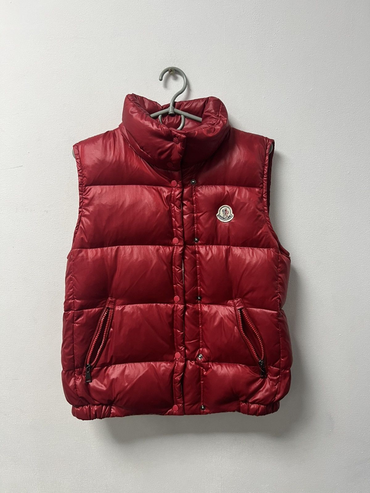 Moncler Moncler Red Puffer Vest Size XS / US 0-2 / IT 36-38 - 2 Thumbnail