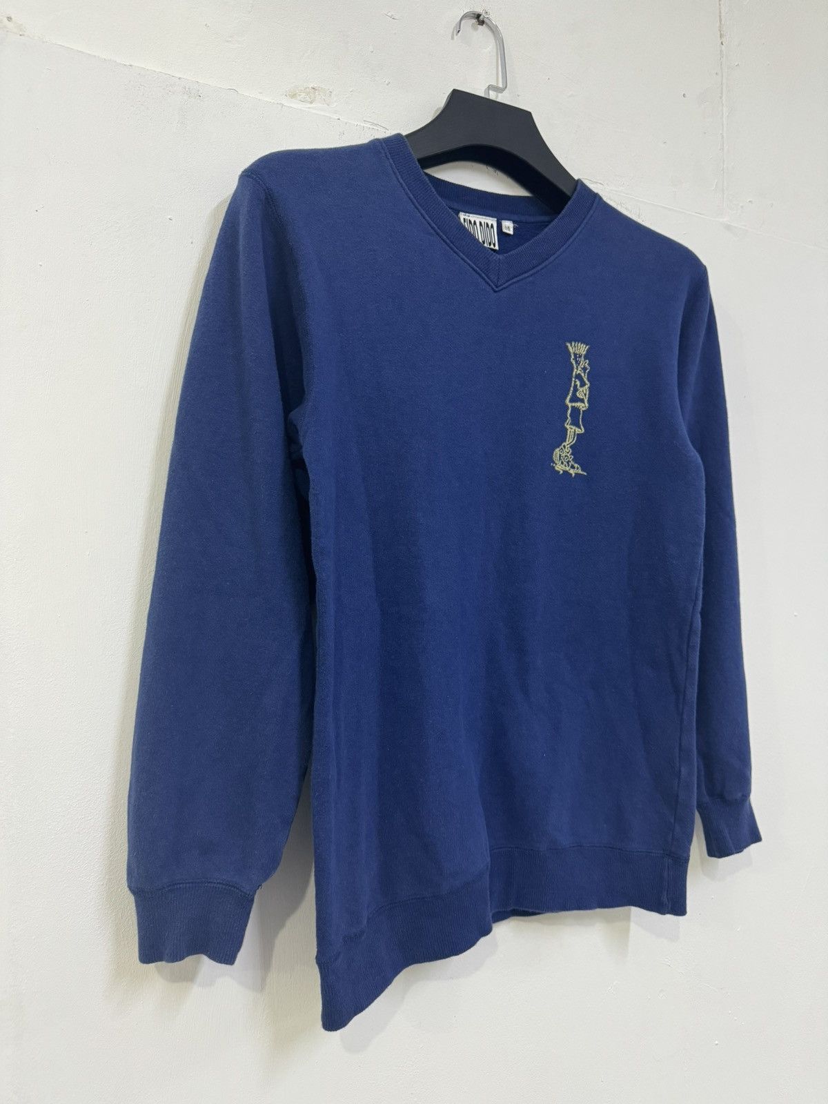 Vintage 💥VINTAGE 1997 FIDO DIDO SWEATSHIRT V-NECK Size US M / EU 48-50 / 2 - 2 Thumbnail