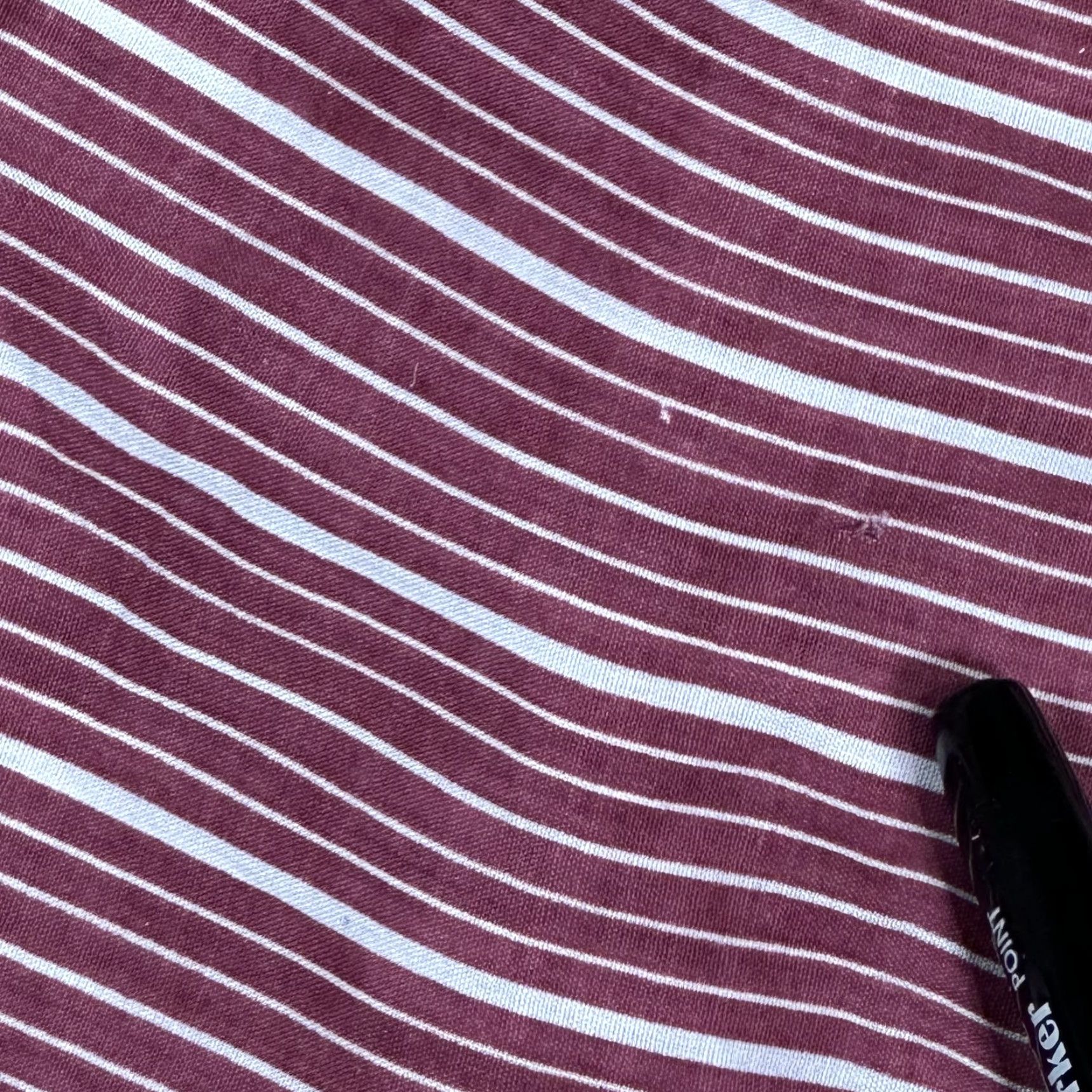 McGregor McGregor Pajama Top Striped Red Long Sleeve Shirt Mens S Night Wear Button Closure 1 Piece Cotton Polyester Classic All Season Size US S / EU 44-46 / 1 - 6 Thumbnail