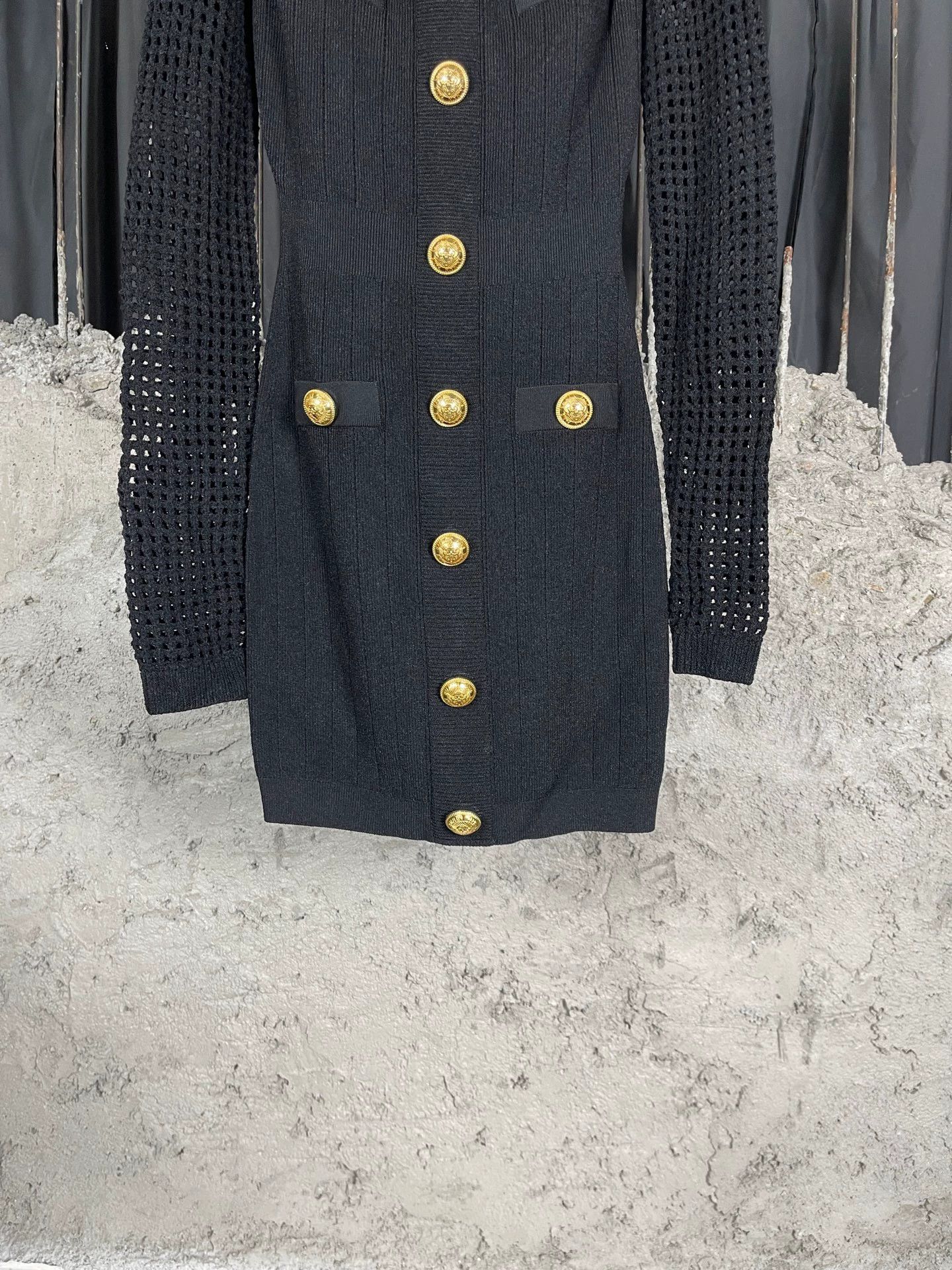 Balmain Balmain Gold Button Dress 36 New Size XS / US 0-2 / IT 36-38 - 4 Thumbnail