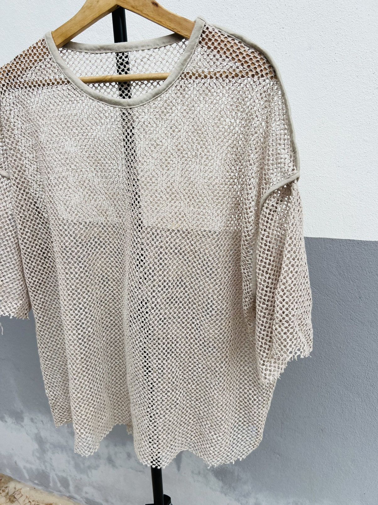 Ciaopanic JapaneseBrand Mesh Knit Top Fishnet Oversized Baggy Tee Size US XL / EU 56 / 4 - 3 Thumbnail