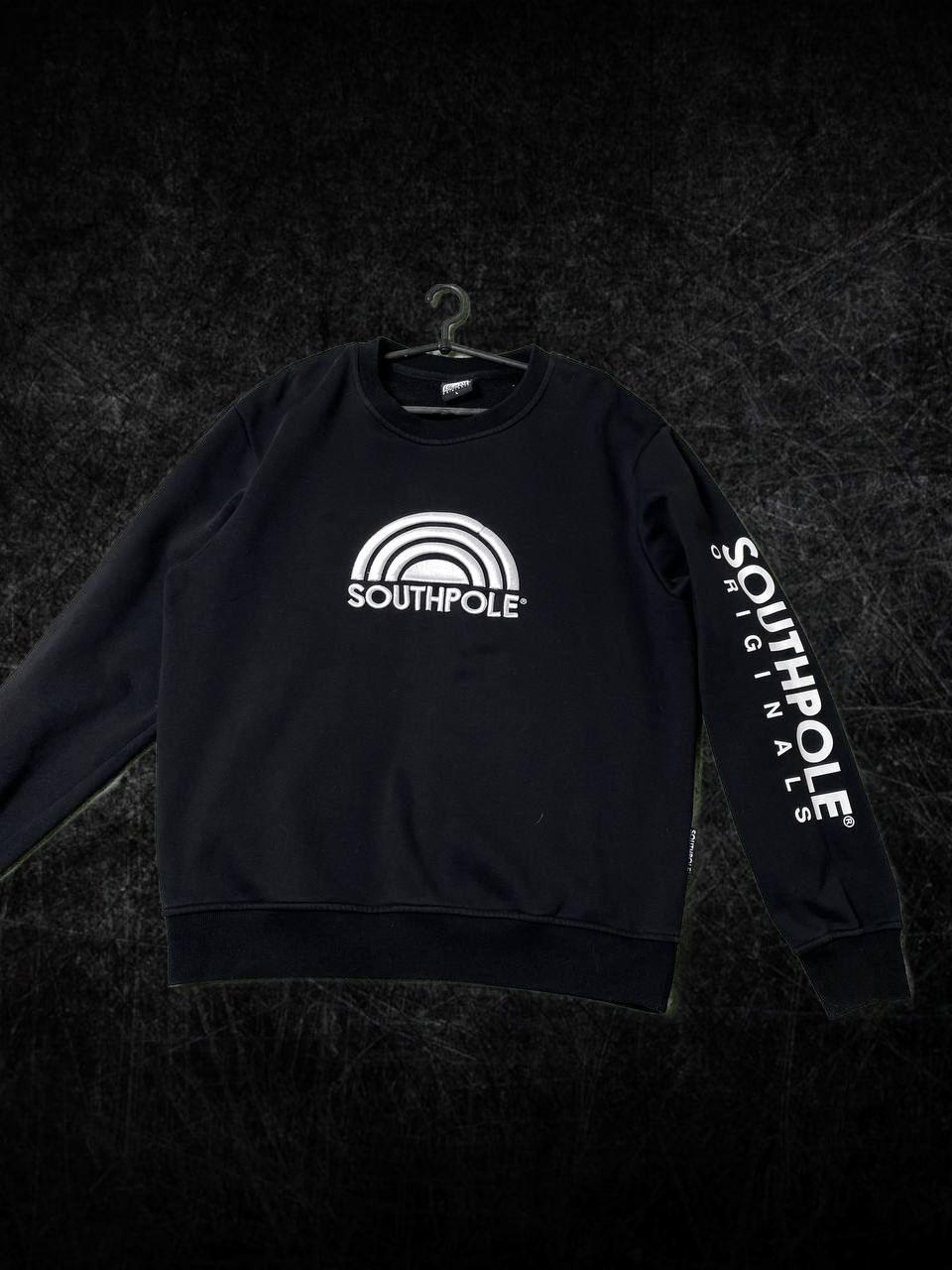 Southpole Streetwear Big Print Black Sweatshirt SOUTHPOLE Size US L / EU 52-54 / 3 - 1 Thumbnail