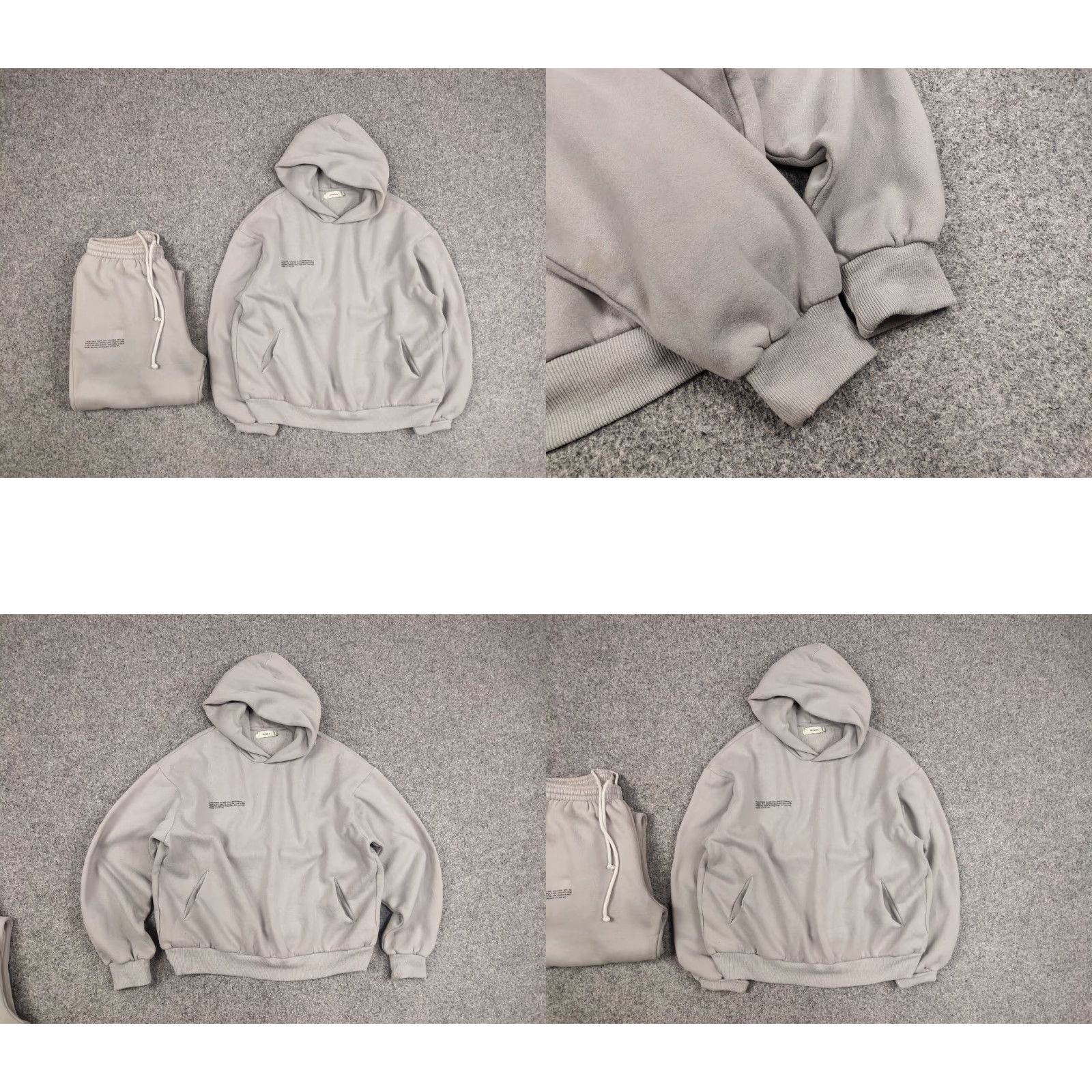 Pangaia Pangaia Tracksuit Hoodie Pants Organic Cotton Unisex Gray S Set Size US S / EU 44-46 / 1 - 8 Thumbnail