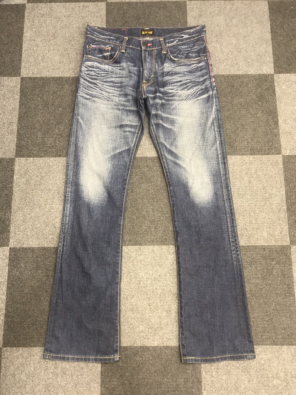 Edwin Flare Edwin Blue Trip Jeans Size US 34 / EU 50 - 1 Thumbnail