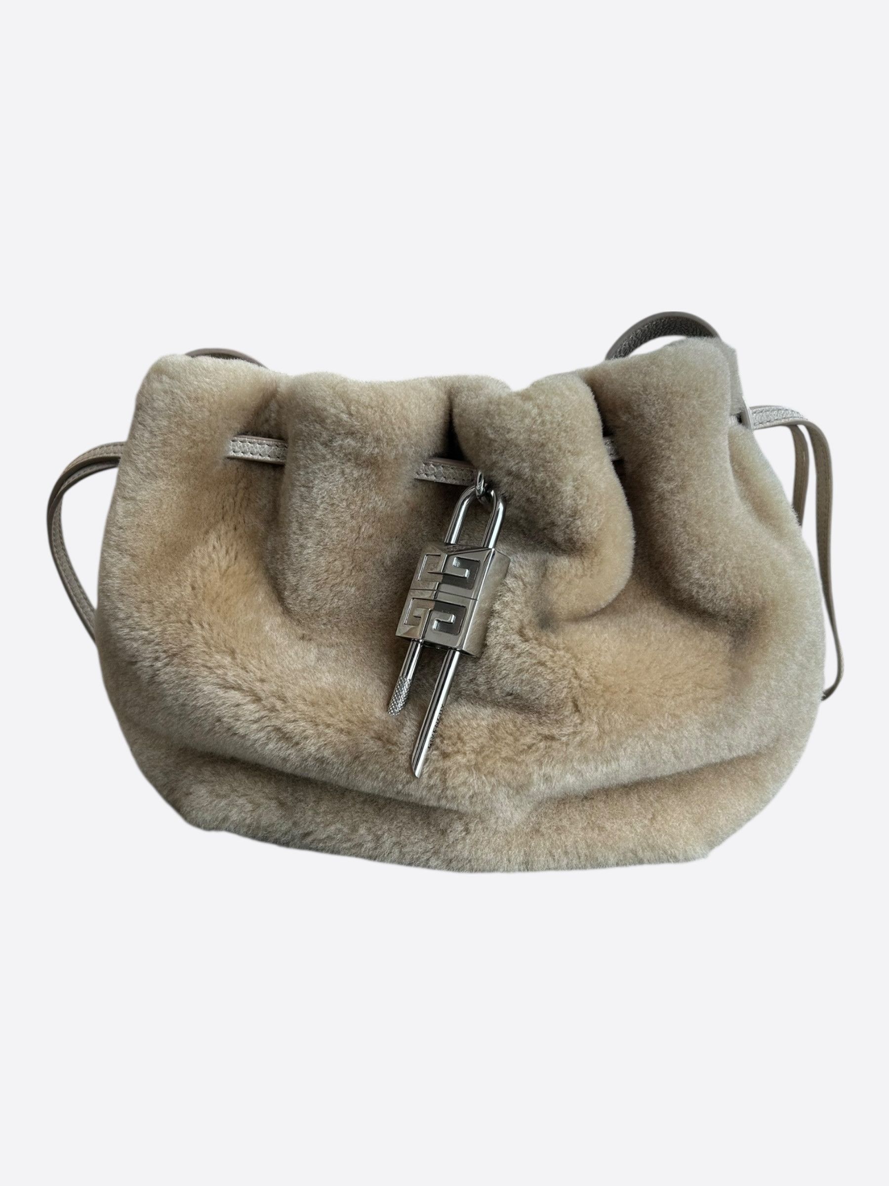 Givenchy Givenchy Brown Fur Pumpkin Bucket Bag Size ONE SIZE - 1 Thumbnail