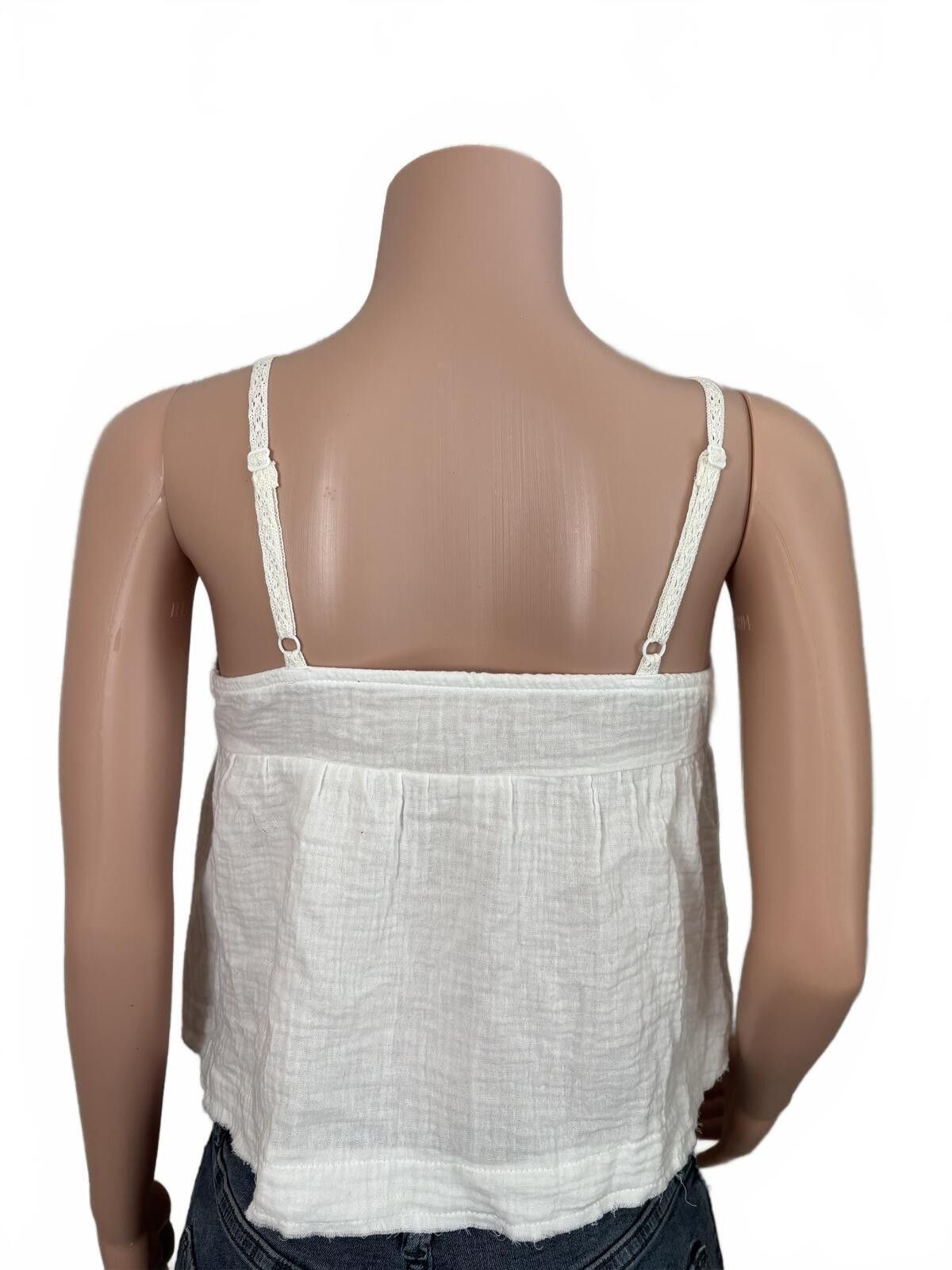 Unknown London Boho Cottage Core Festival Spaghetti Strap Tank Top. S Size S / US 4 / IT 40 - 9 Thumbnail