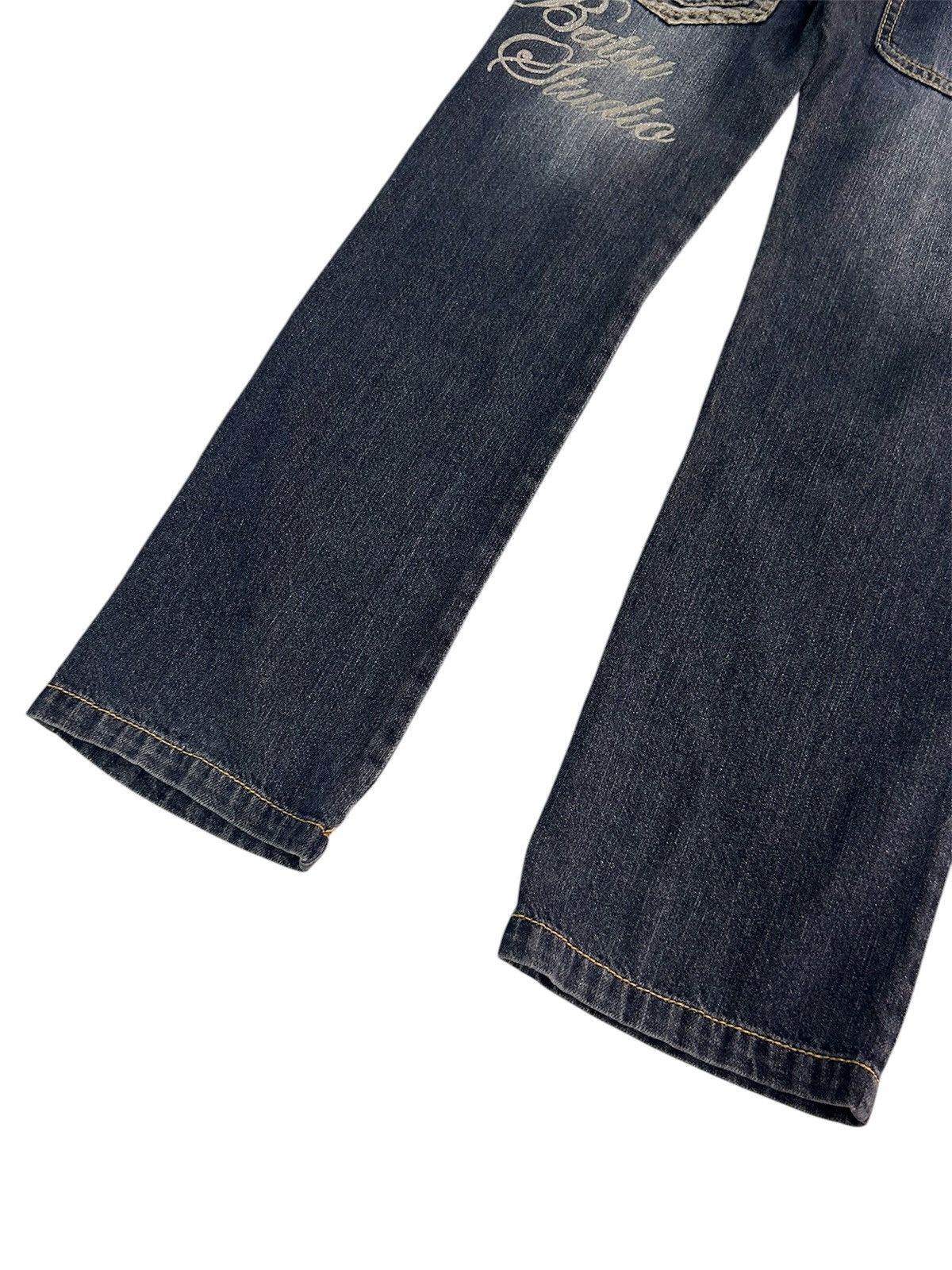 Japanese Brand × Vintage 💥Vintage Japanese Denim Distressed Punk Style Jeans Size US 28 / EU 44 - 8 Thumbnail