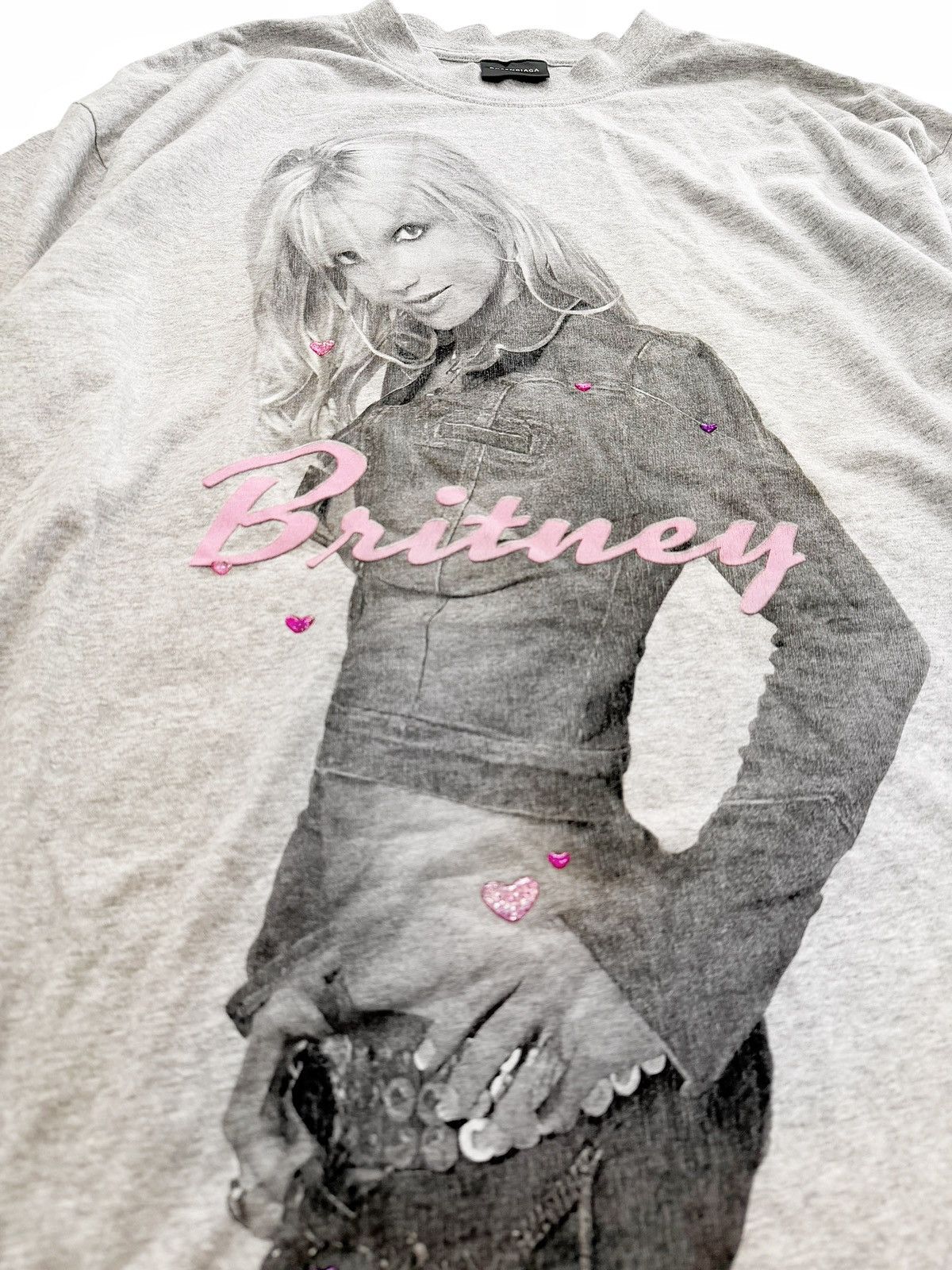 Balenciaga RARE Britney Spears Vintage Bedazzled Shirt Size US M / EU 48-50 / 2 - 3 Thumbnail