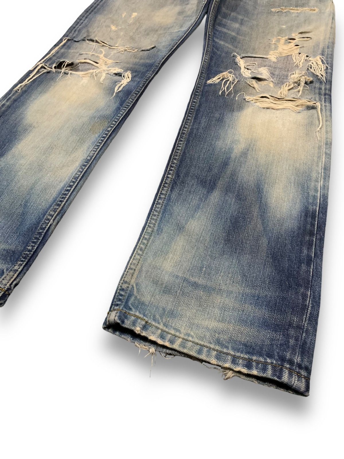 Diesel Diesel Industry Krayver Acid Wash Distressed Grunge Jeans Size US 32 / EU 48 - 12 Thumbnail