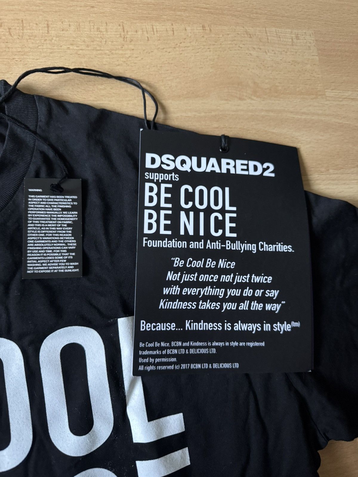 Dsquared2 Dsquared Be Cool Be Nice Tee black Size US S / EU 44-46 / 1 - 5 Thumbnail