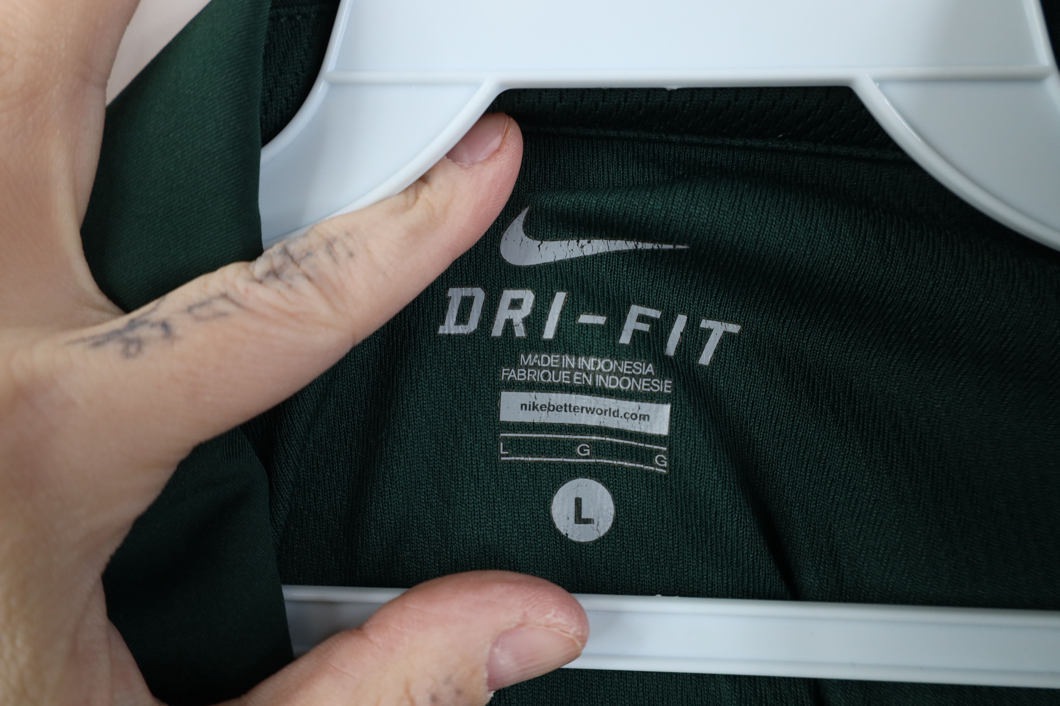 Nike Nike Michigan State University Knit Collared Golf Polo Size US L / EU 52-54 / 3 - 7 Thumbnail