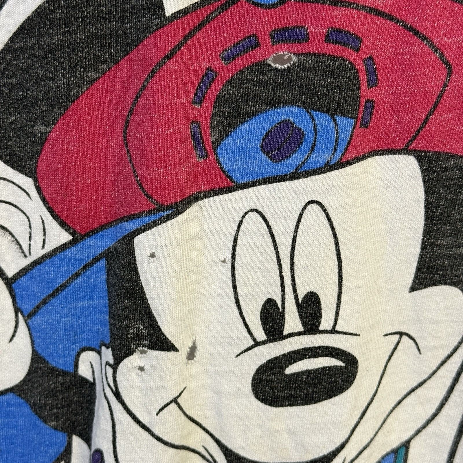 Disney Vintage 90s Mickey Mouse Hip Hop T Shirt Mens XL OSFA Unlimi Size US XXL / EU 58 / 5 - 4 Thumbnail