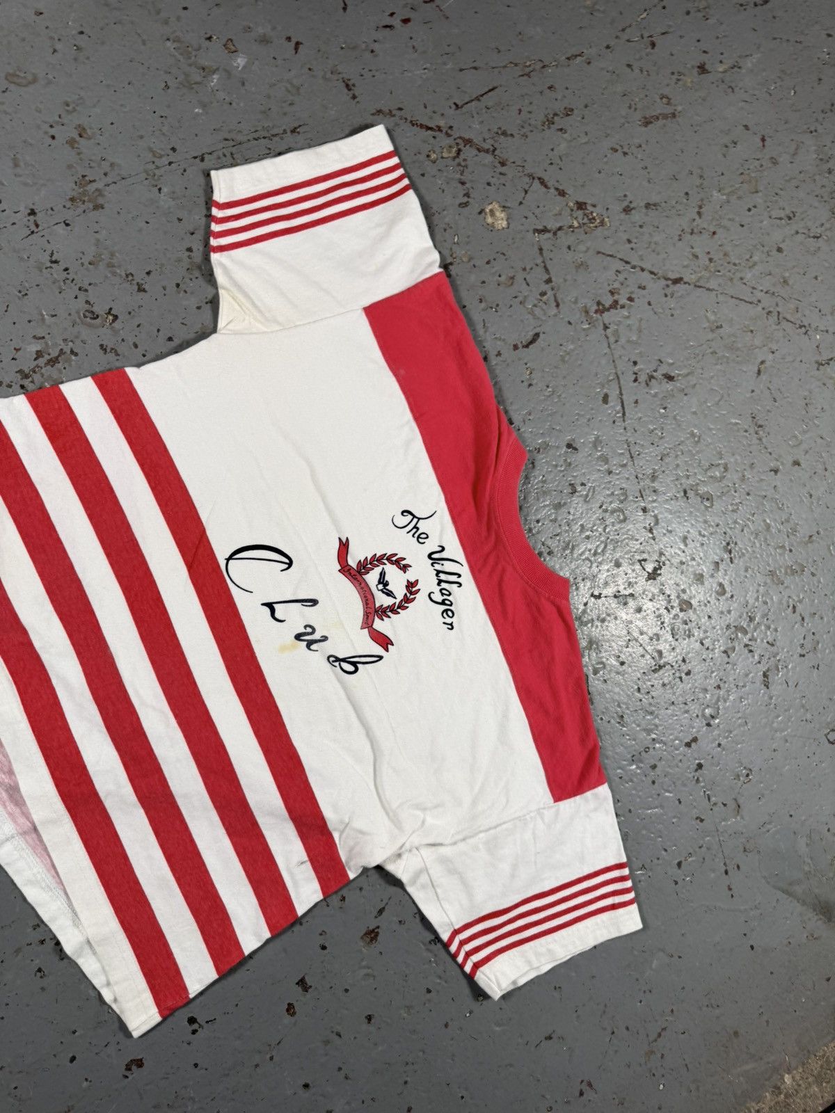 Other Vintage Villager Club Cropped Striped Tee Size US M / EU 48-50 / 2 - 6 Thumbnail