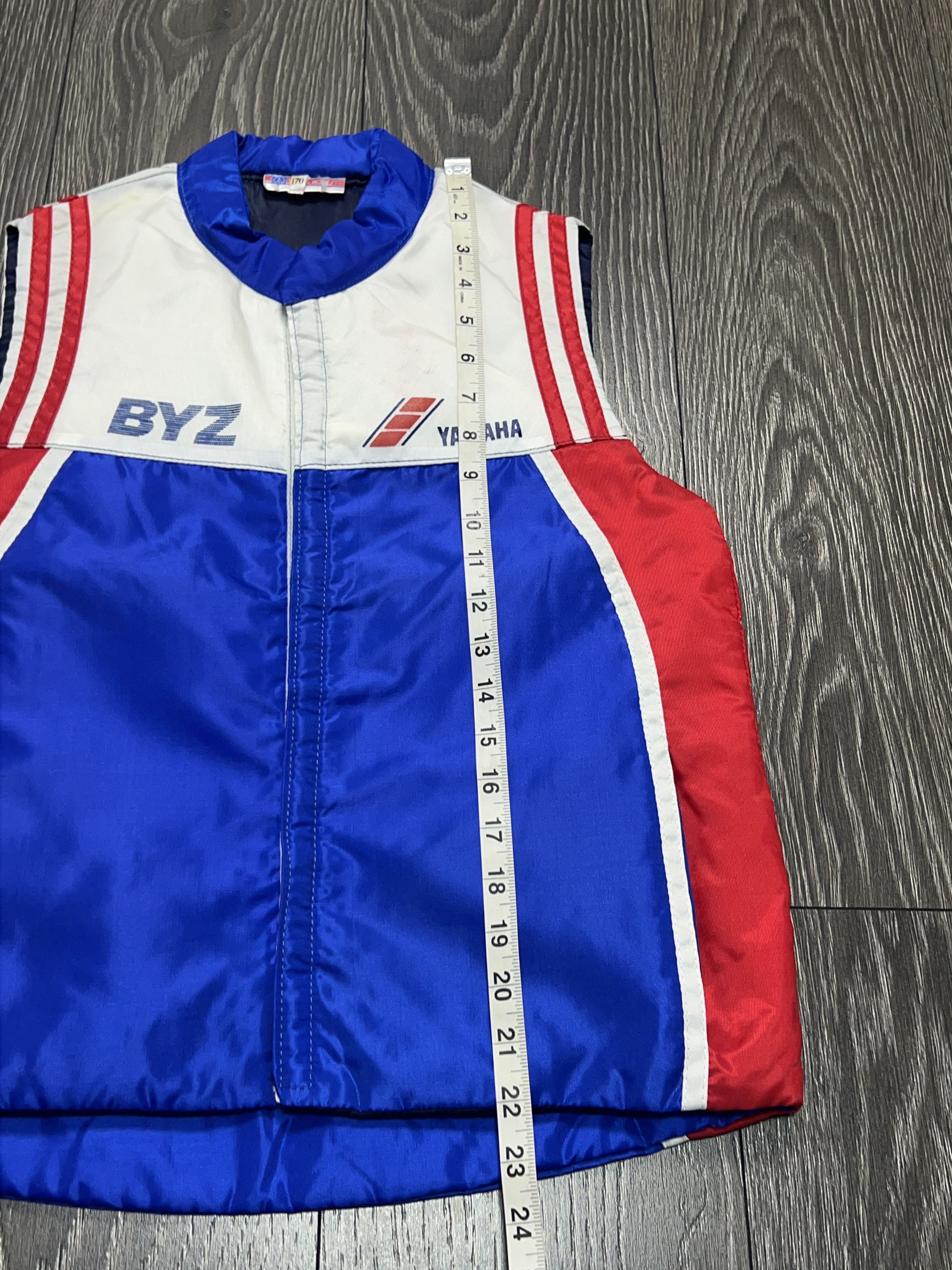 Yamaha Junior Kids Vintage BYZ Old School BMX Dirt Jump Gilet 170cm Size US XS / EU 42 / 0 - 8 Thumbnail
